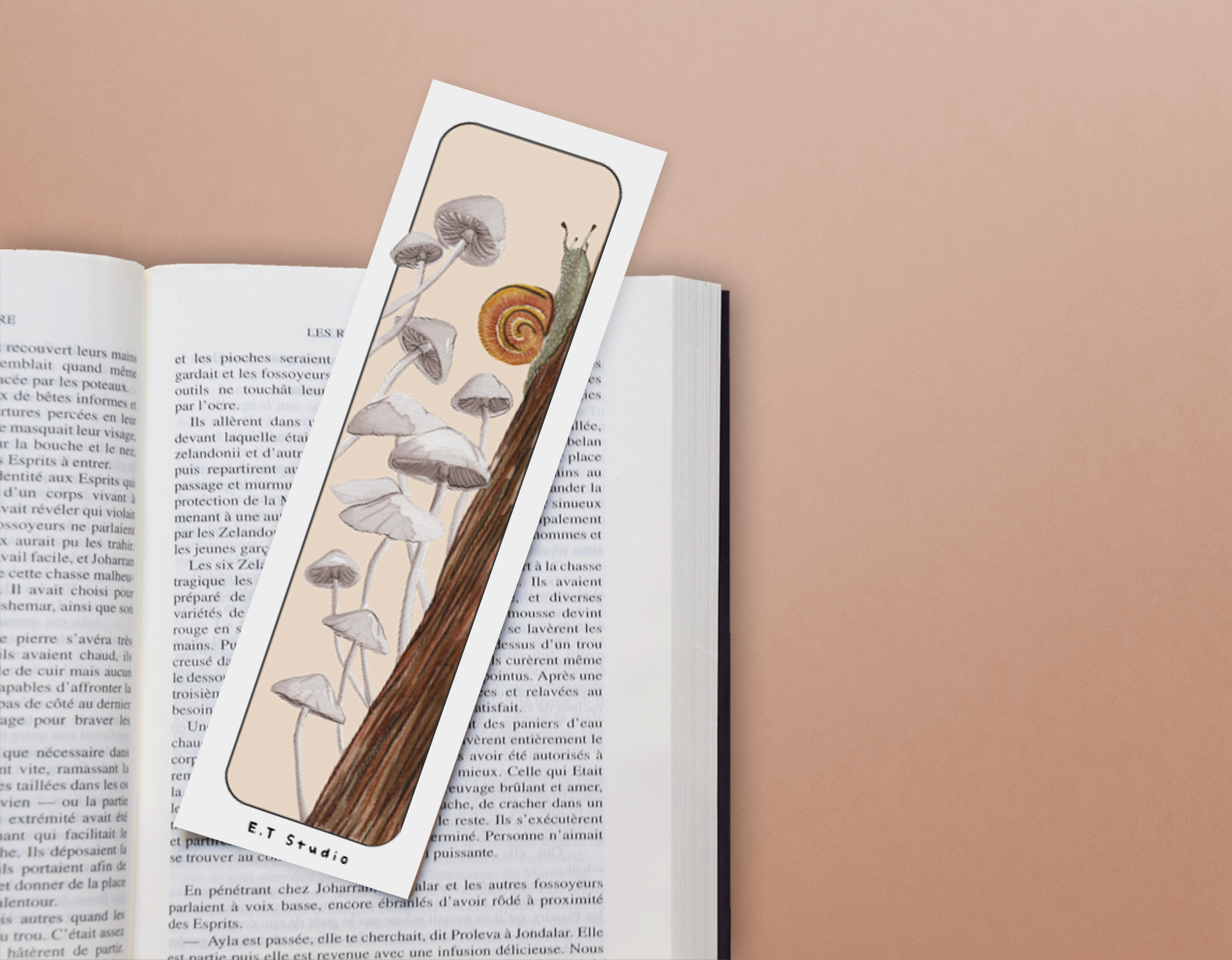 Lot de 4 marque-pages