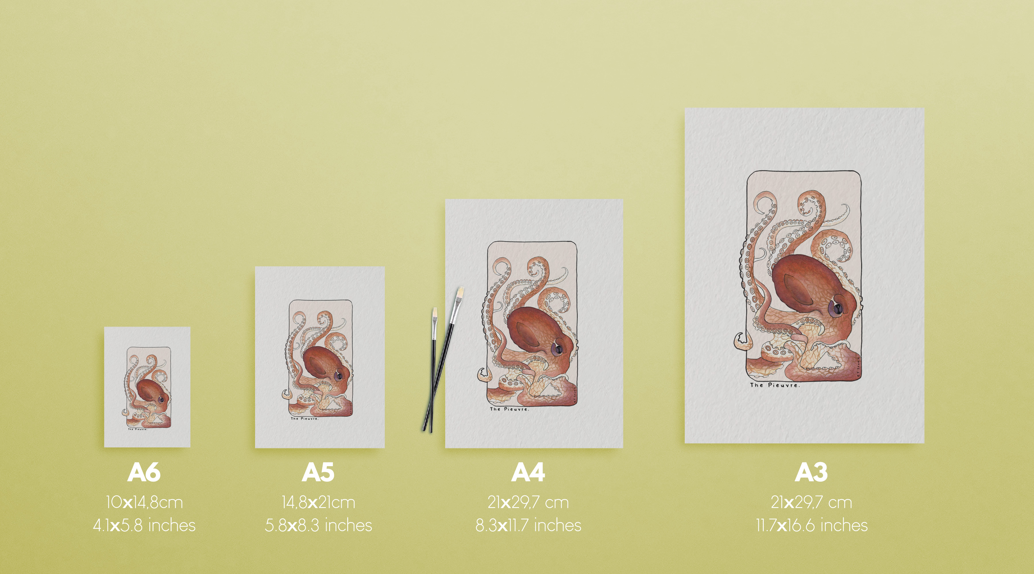 Carte postale & Affiche papier aquarelle - Toucan