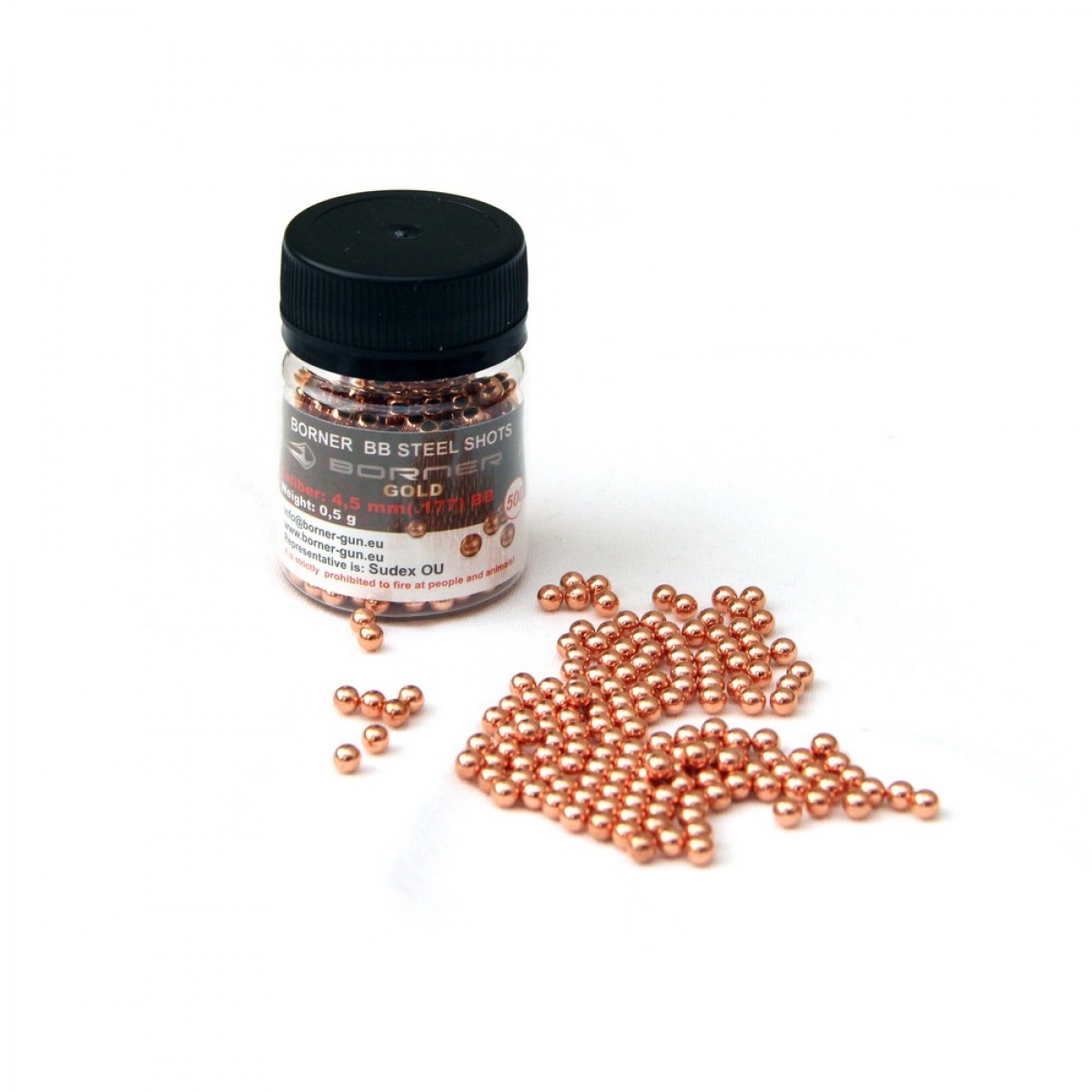 Šratai Borner - Premium BB Kal. 4.5 Mm 500 Vnt