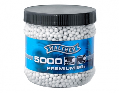 Šratai Walther BBs Plastikiniai 6 Mm, 5000 Vnt. 2.5679