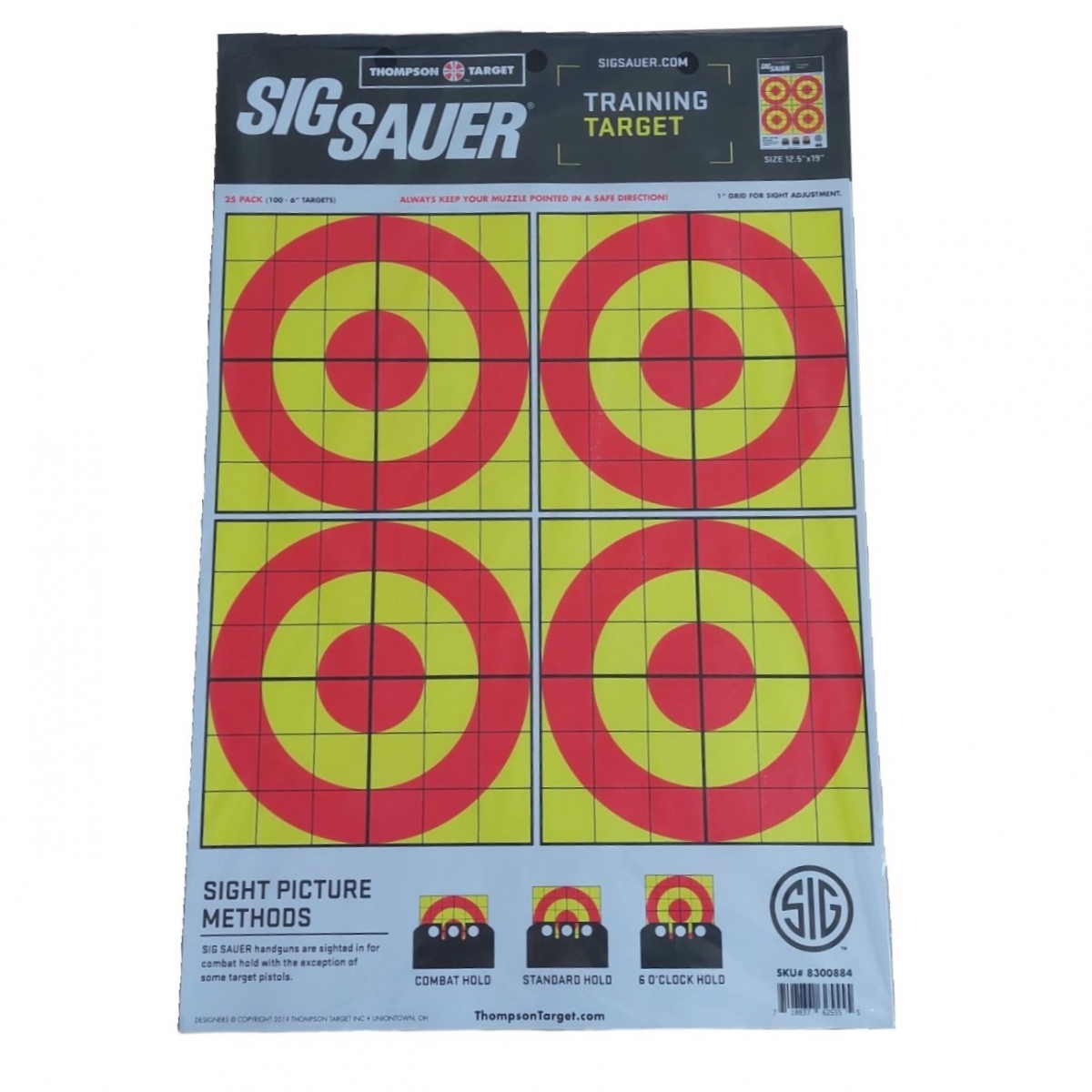Popieriniai Taikiniai Sig Sauer Training 12.5INx19IN (15x15cm) 8300884