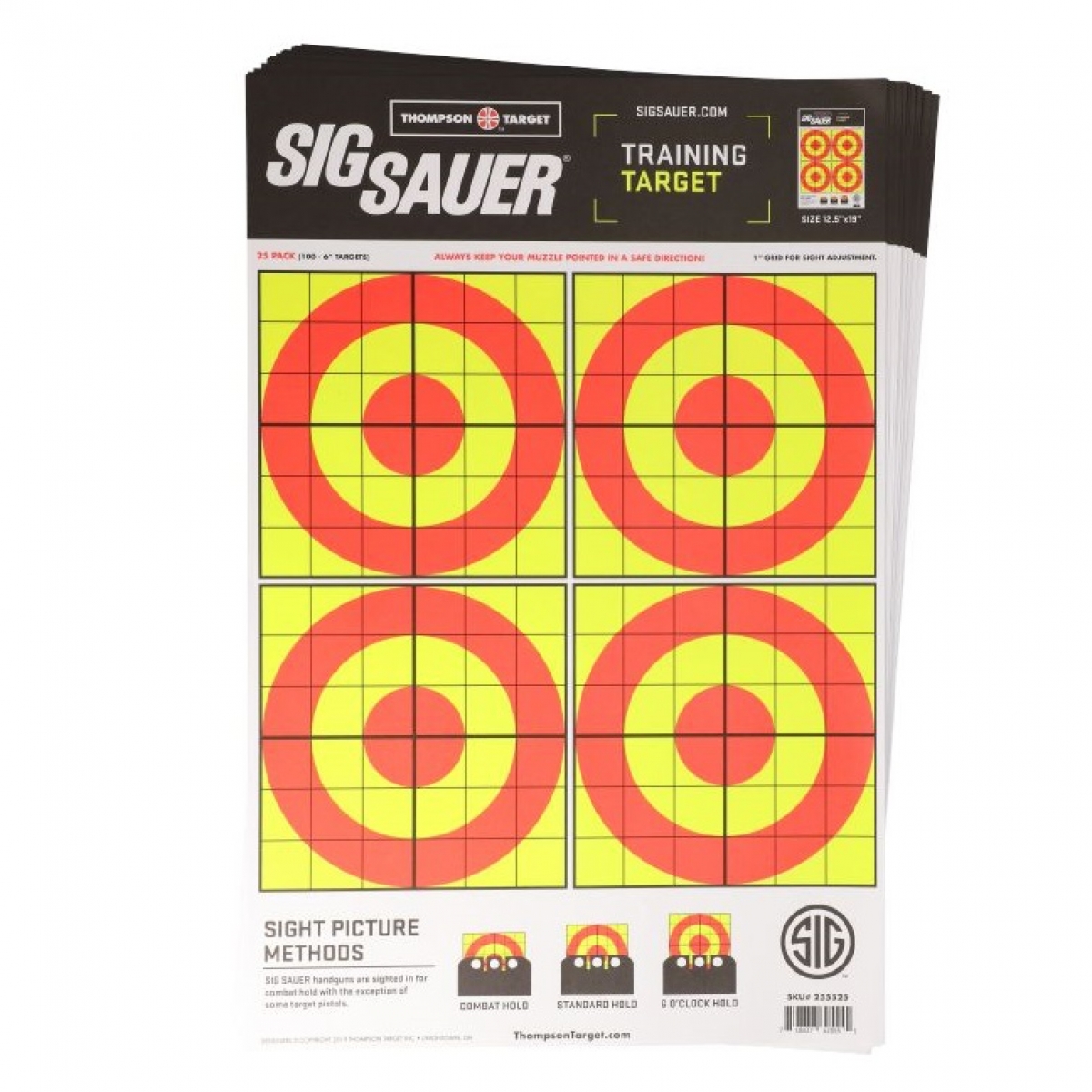 Popieriniai Taikiniai Sig Sauer Training 12.5INx19IN (15x15cm) 8300884