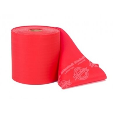 JUOSTA MANKŠTAI BE LATEKSO SILPNA 2 M. RAUDONA THERA BAND