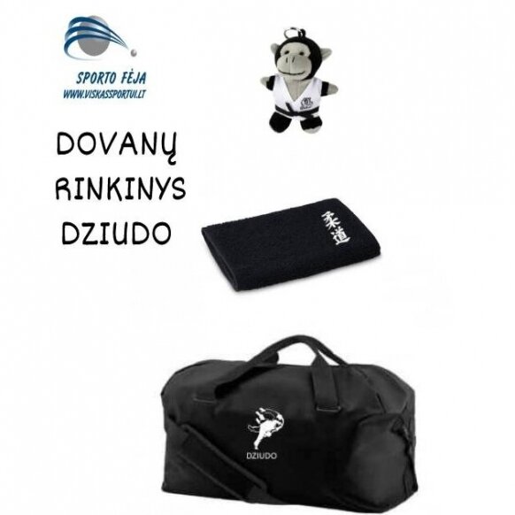 DZIUDO DOVANŲ RINKINYS SU SPORTINIU KREPŠIU