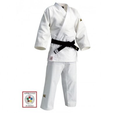 DZIUDO KIMONO MIZUNO YUSHO IJF BALTOS SPALVOS