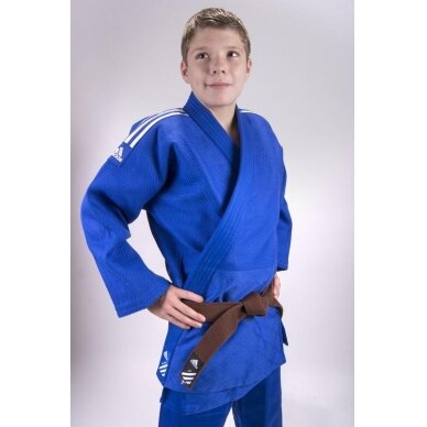 DZIUDO KIMONO PAŽENGUSIEMS ADIDAS CONTEST II J650 MĖLYNAS