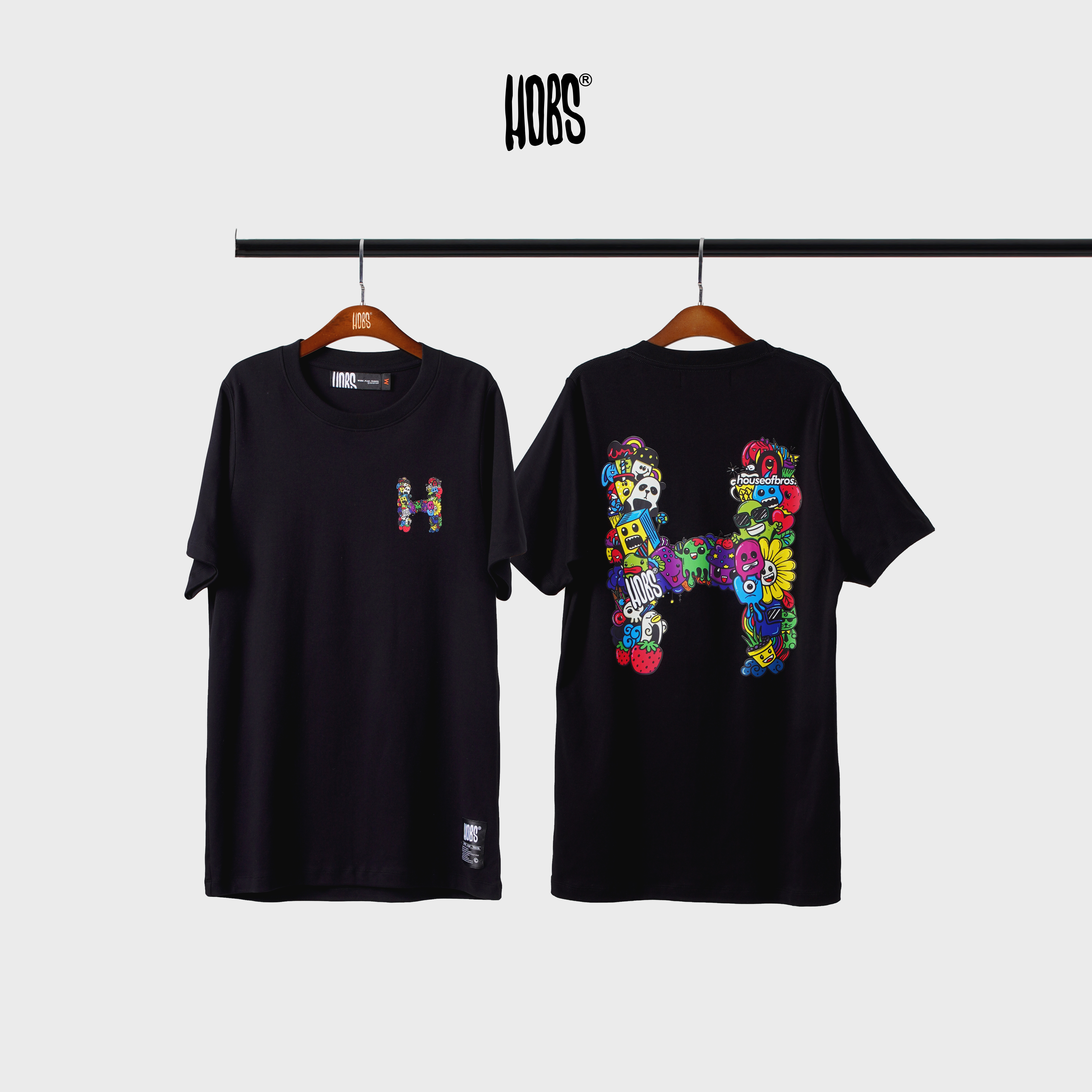 DOODLE H Premium cotton t-shirt 