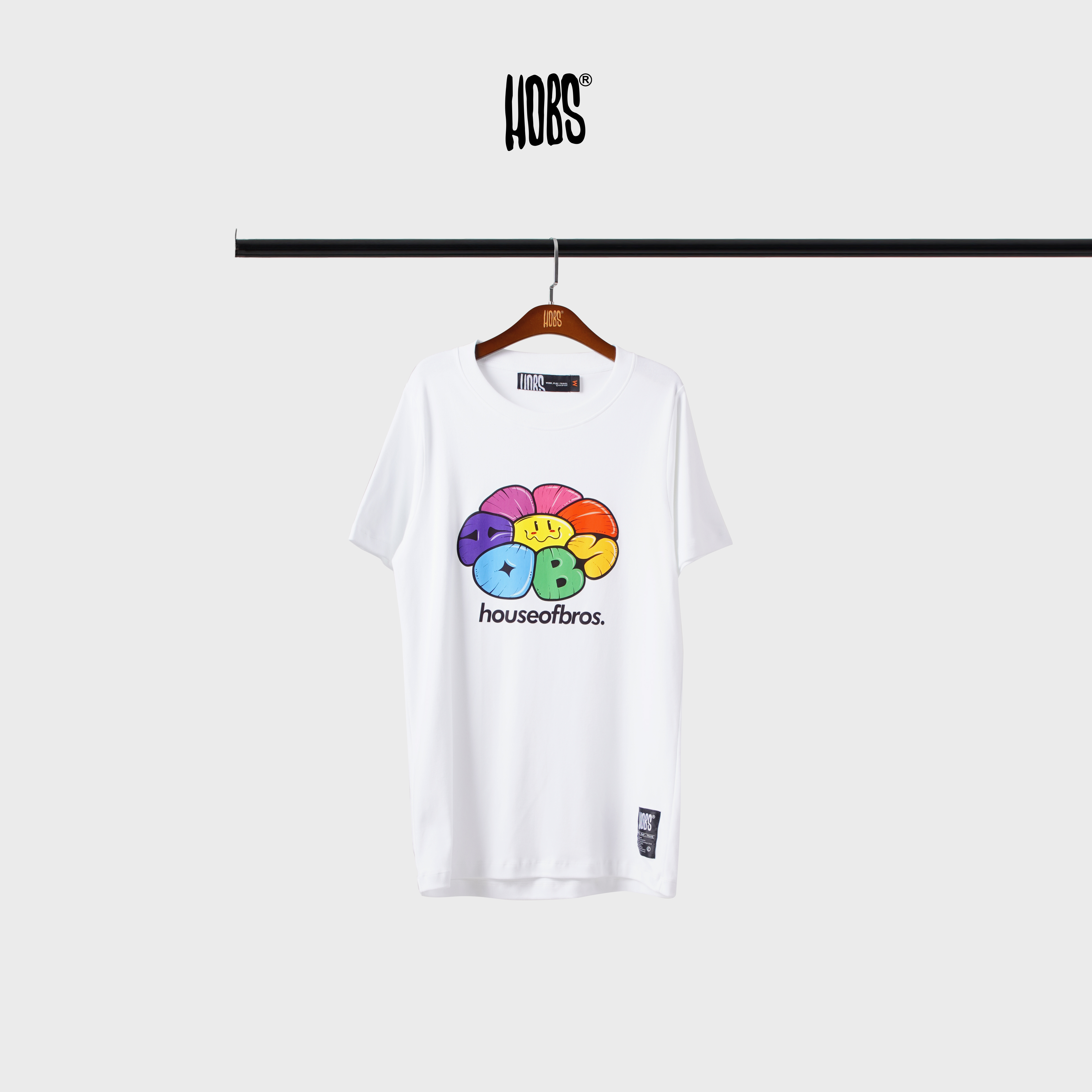 SMILING FLOWER Premium cotton t-shirt 