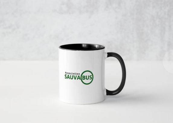 Mug noir et blanc - Bus SC10