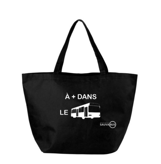 Sac "Fourre-tout" noir - Bus Agora