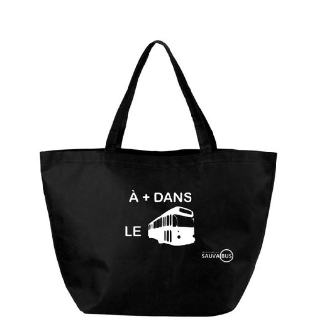 Sac "Fourre-tout" noir - Bus SC10