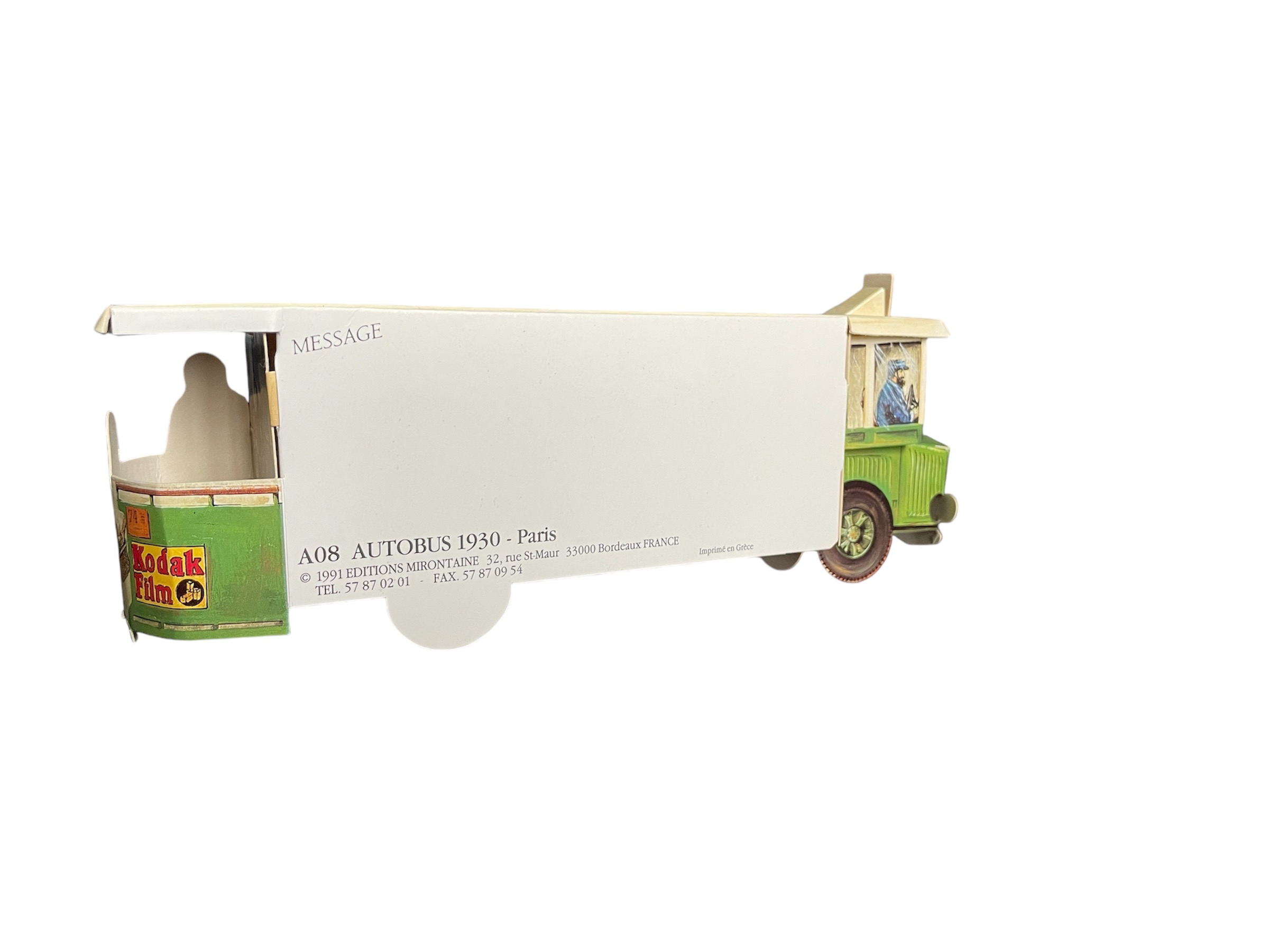 Maquette bus des années 30