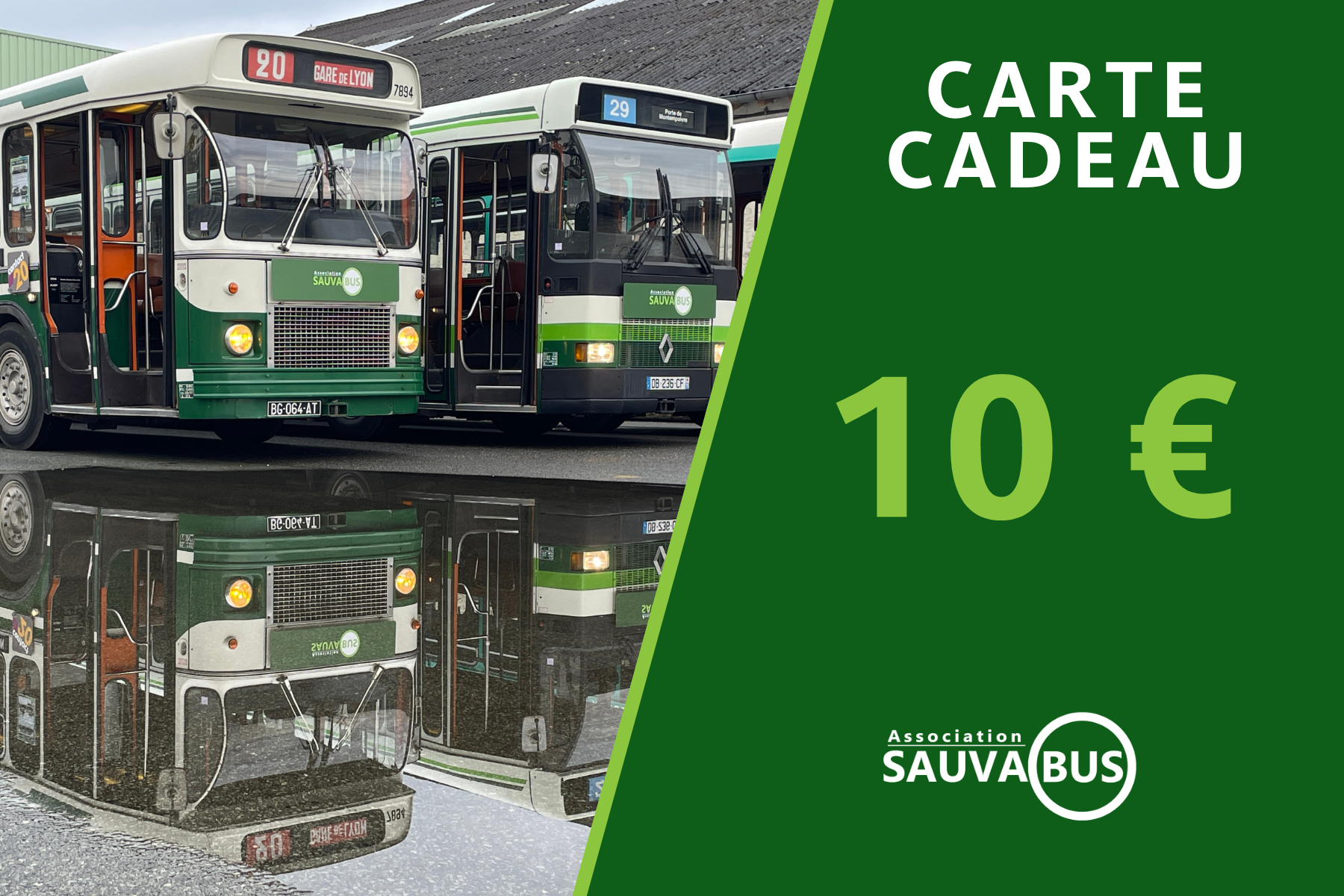 Carte-cadeau Sauvabus