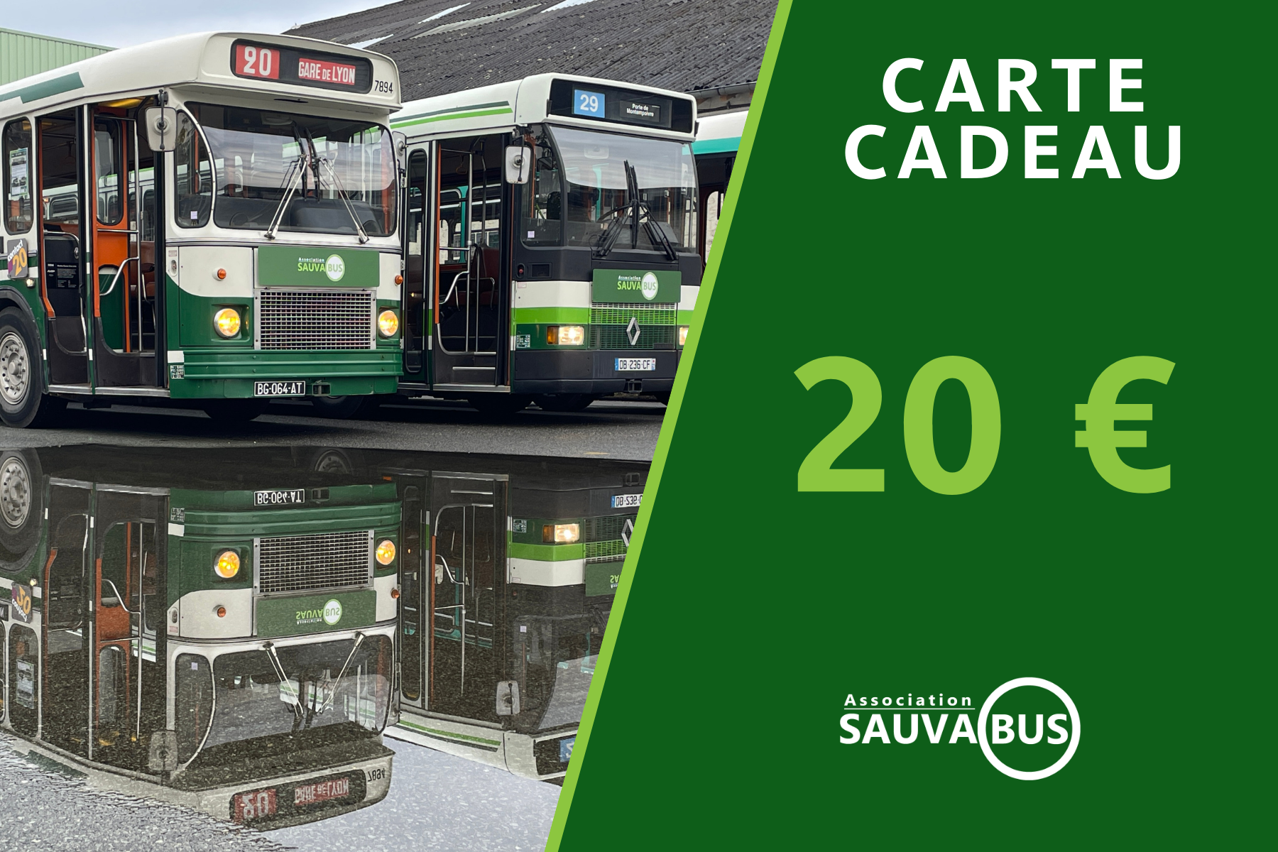Carte-cadeau Sauvabus