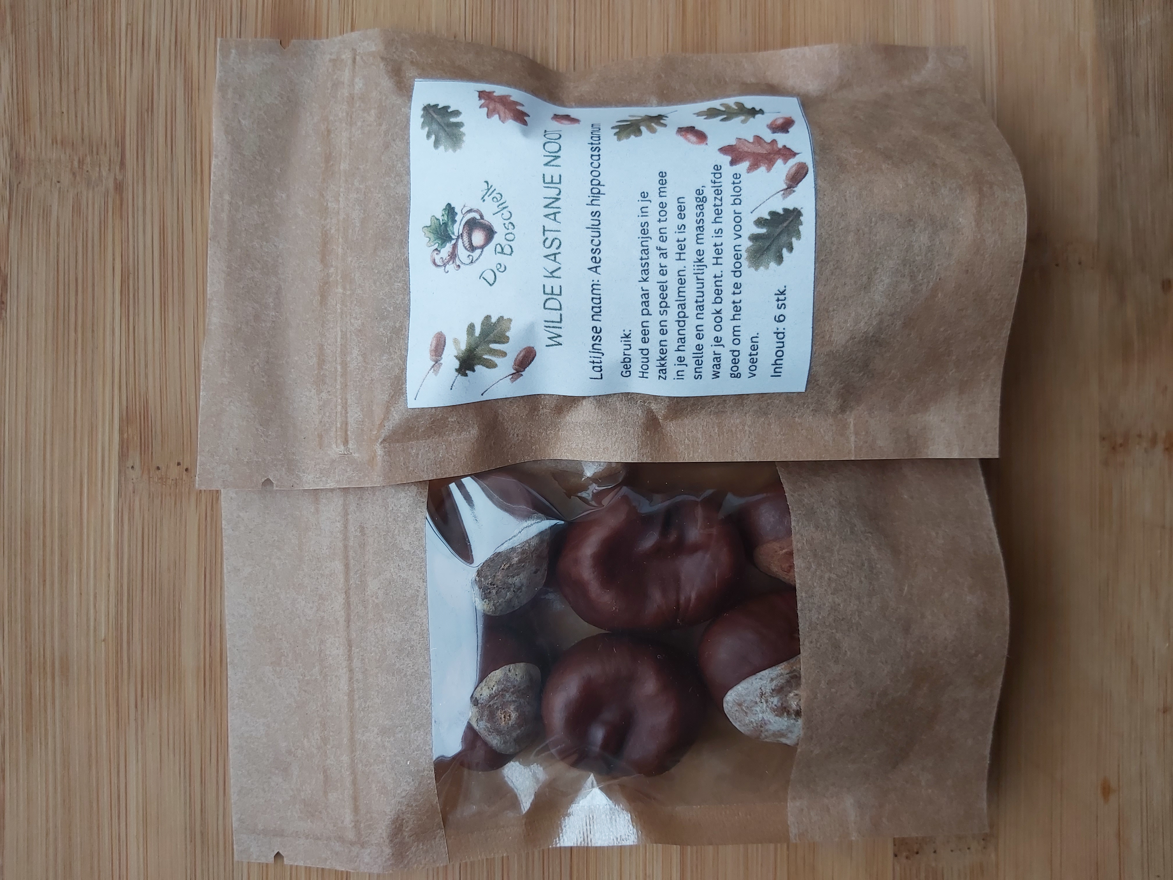 Wilde kastanje noot