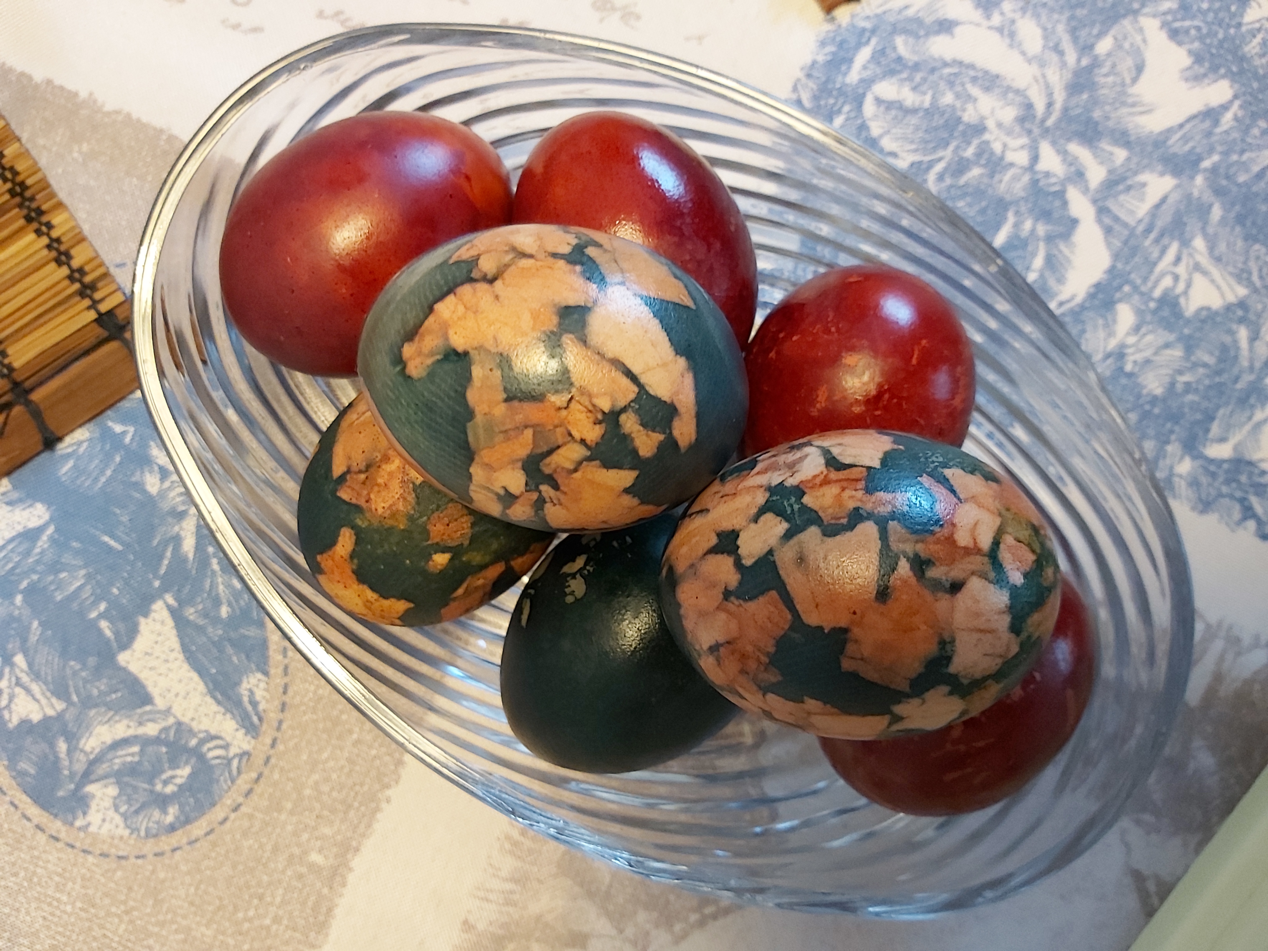 Kleurrijke paaseieren