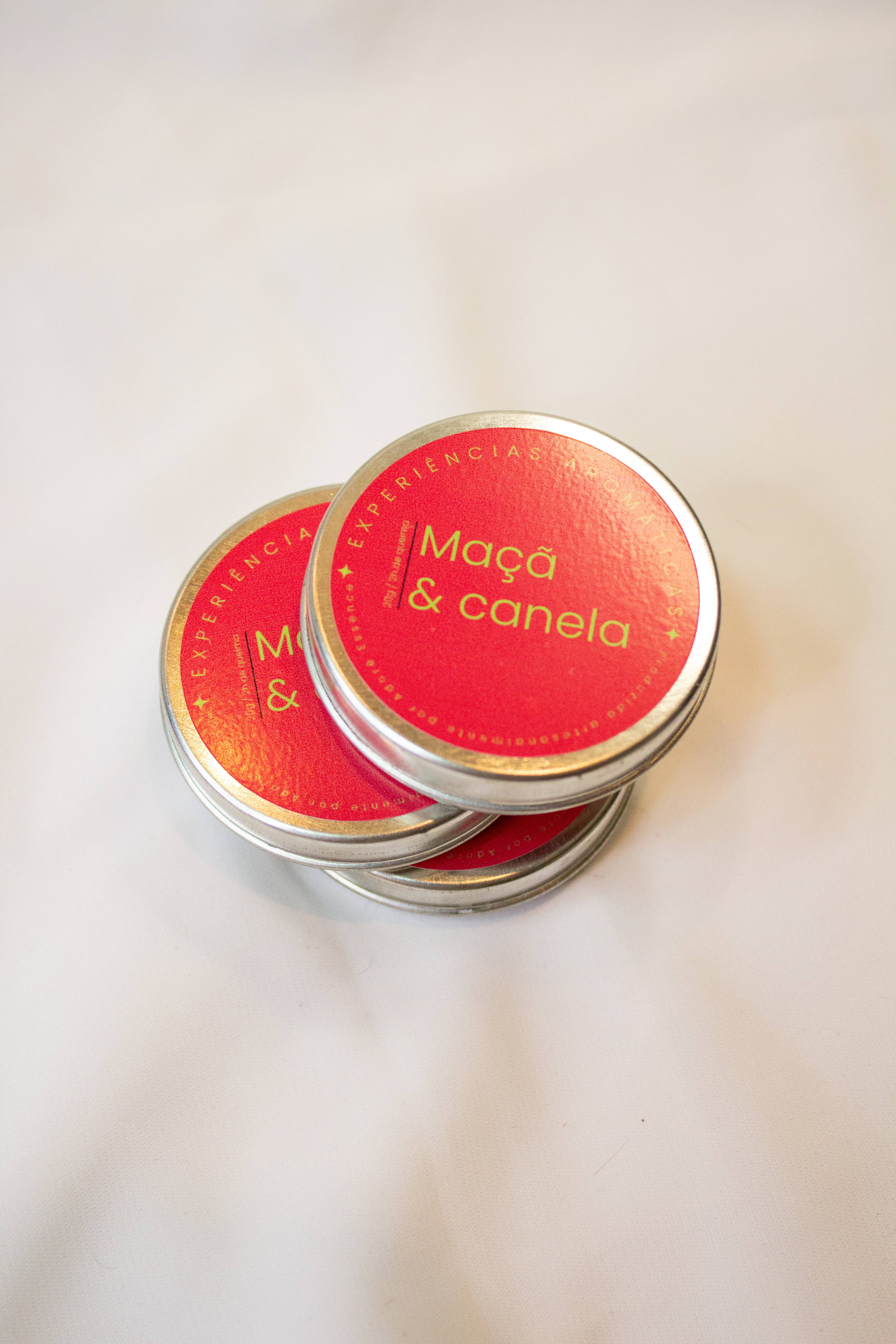 Vela aromática Maçã e canela