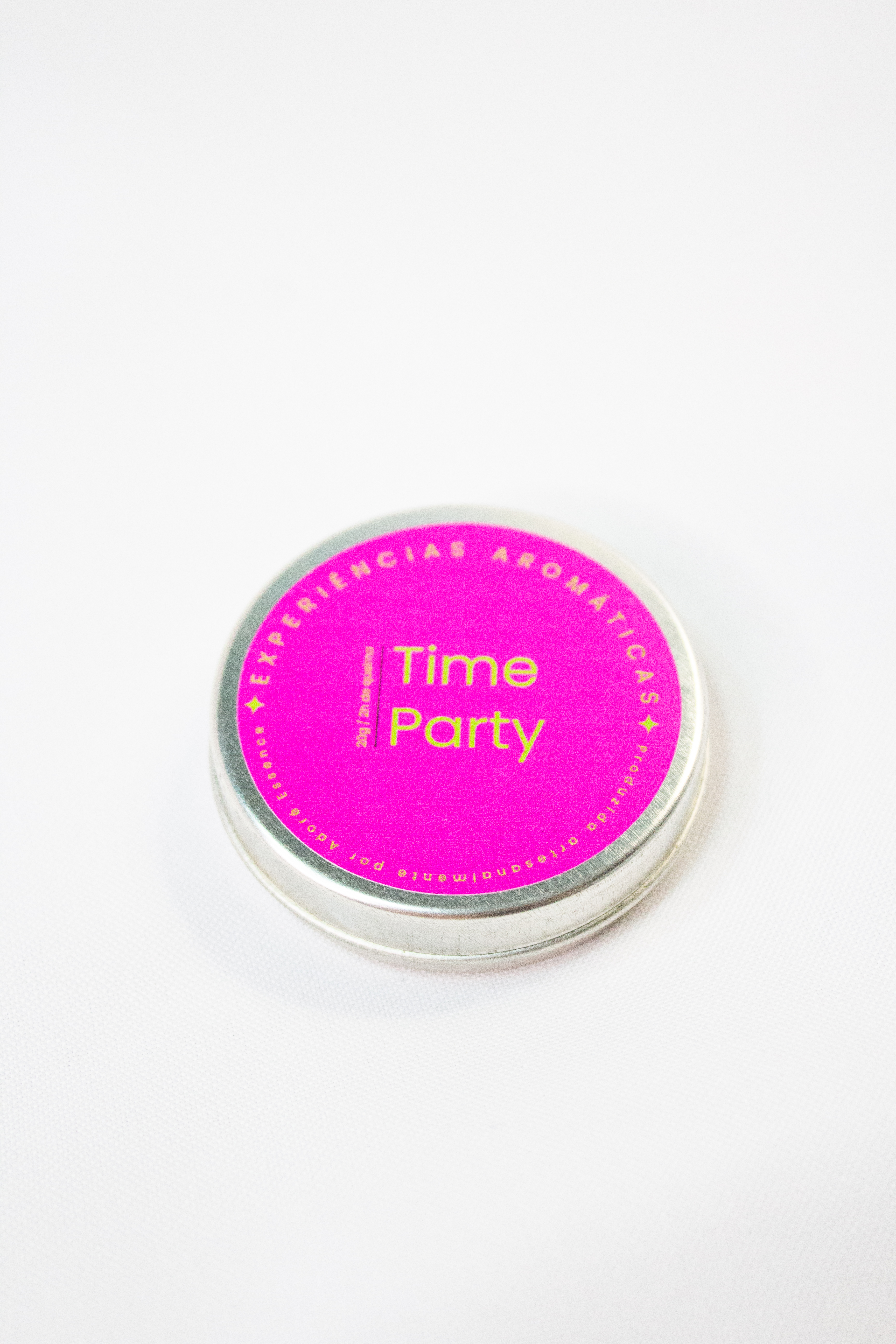 Vela aromática Time Party - Bergamota e Champagne