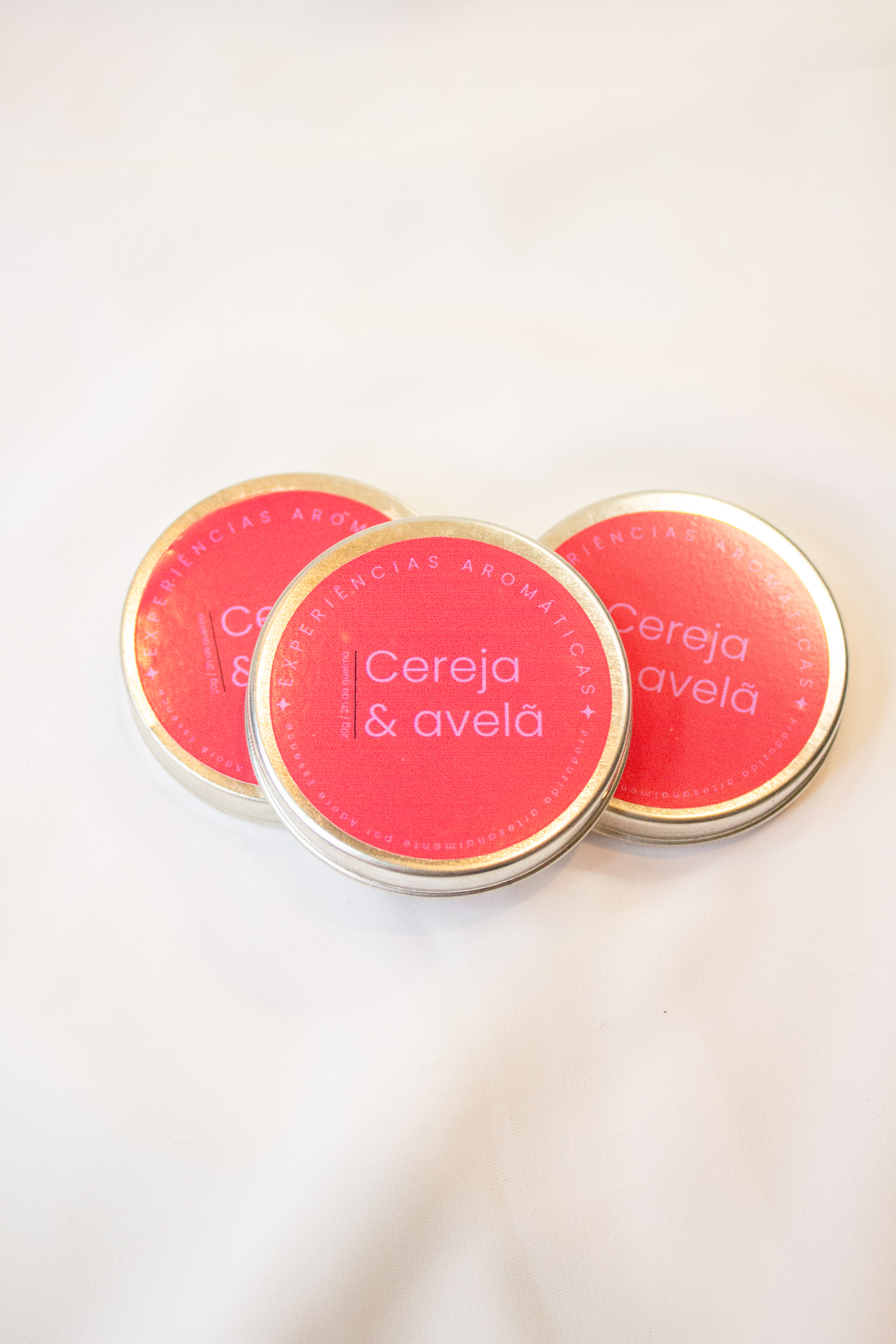 Vela aromática Cereja e avelã