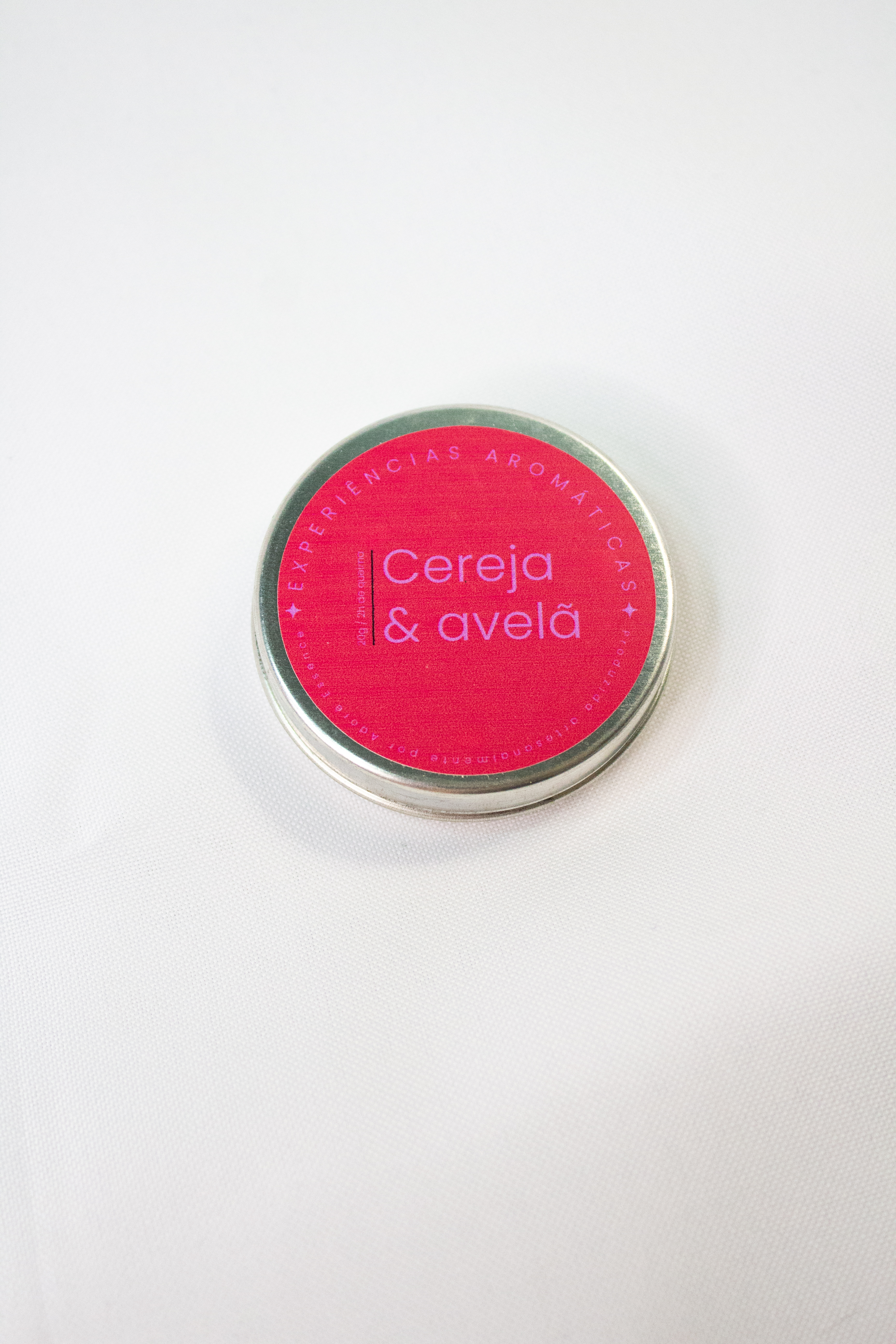 Vela aromática Cereja e avelã