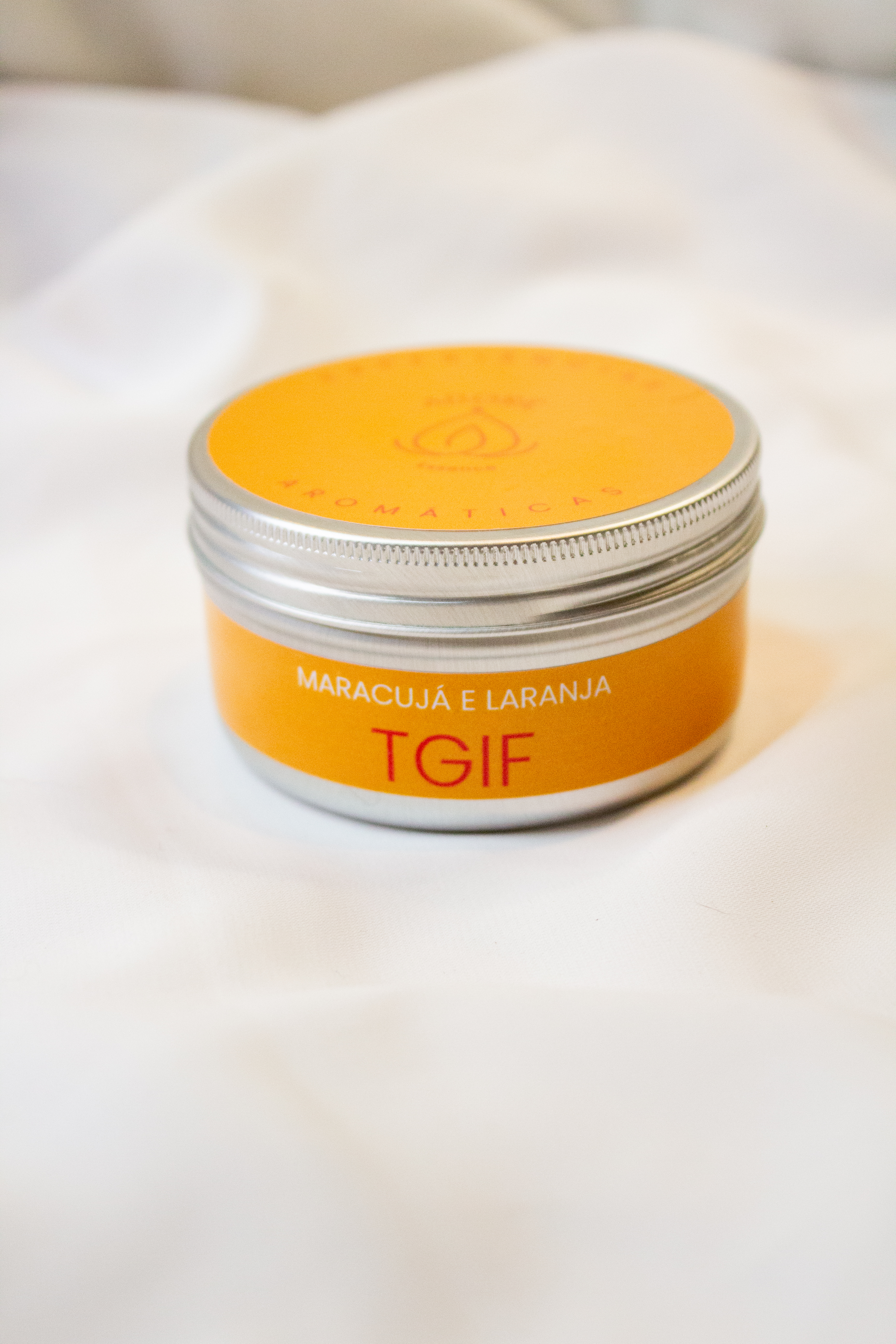Vela aromática TGIF - Maracujá e laranja