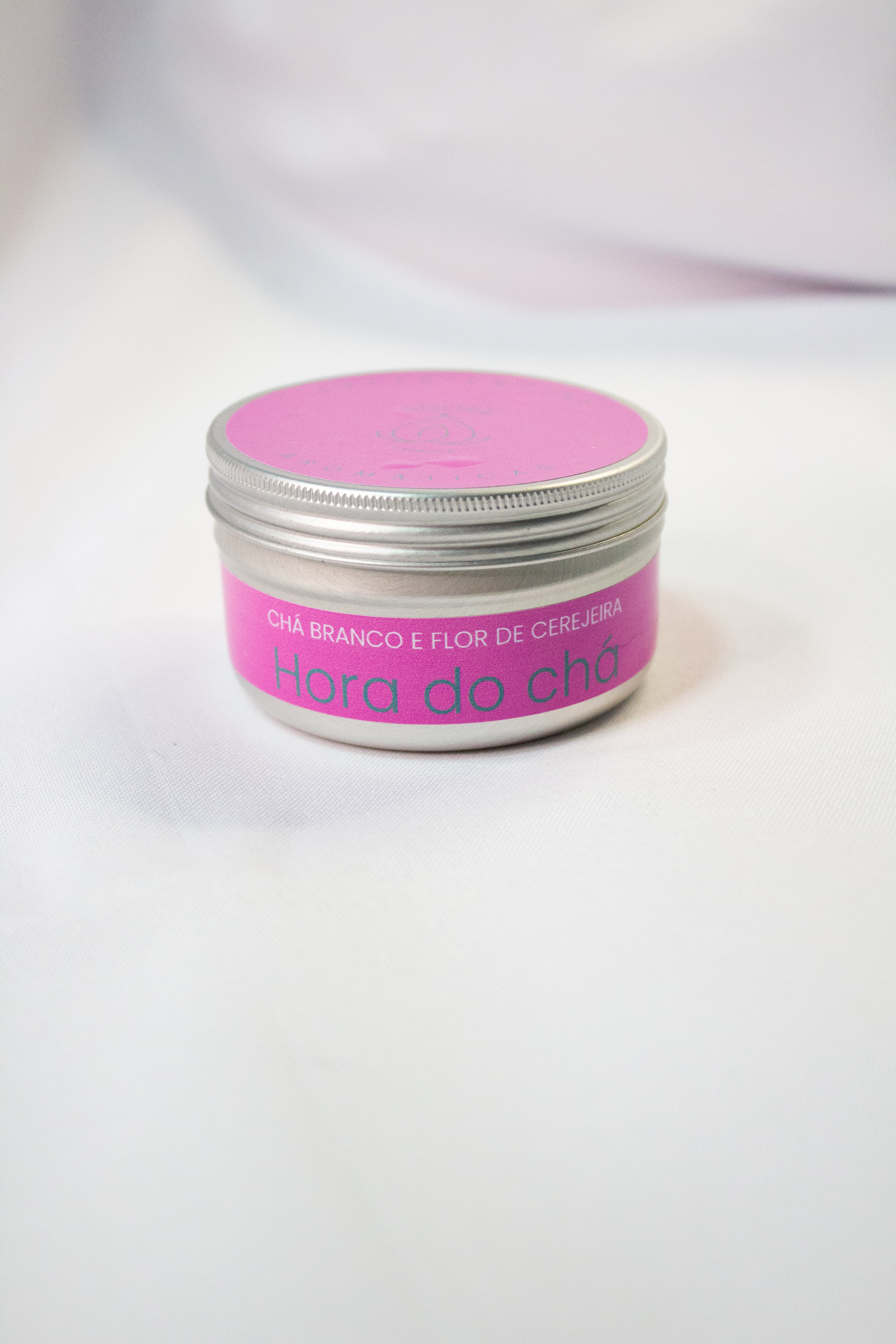 Vela aromática Hora do chá - Chá branco e flor de cerejeira