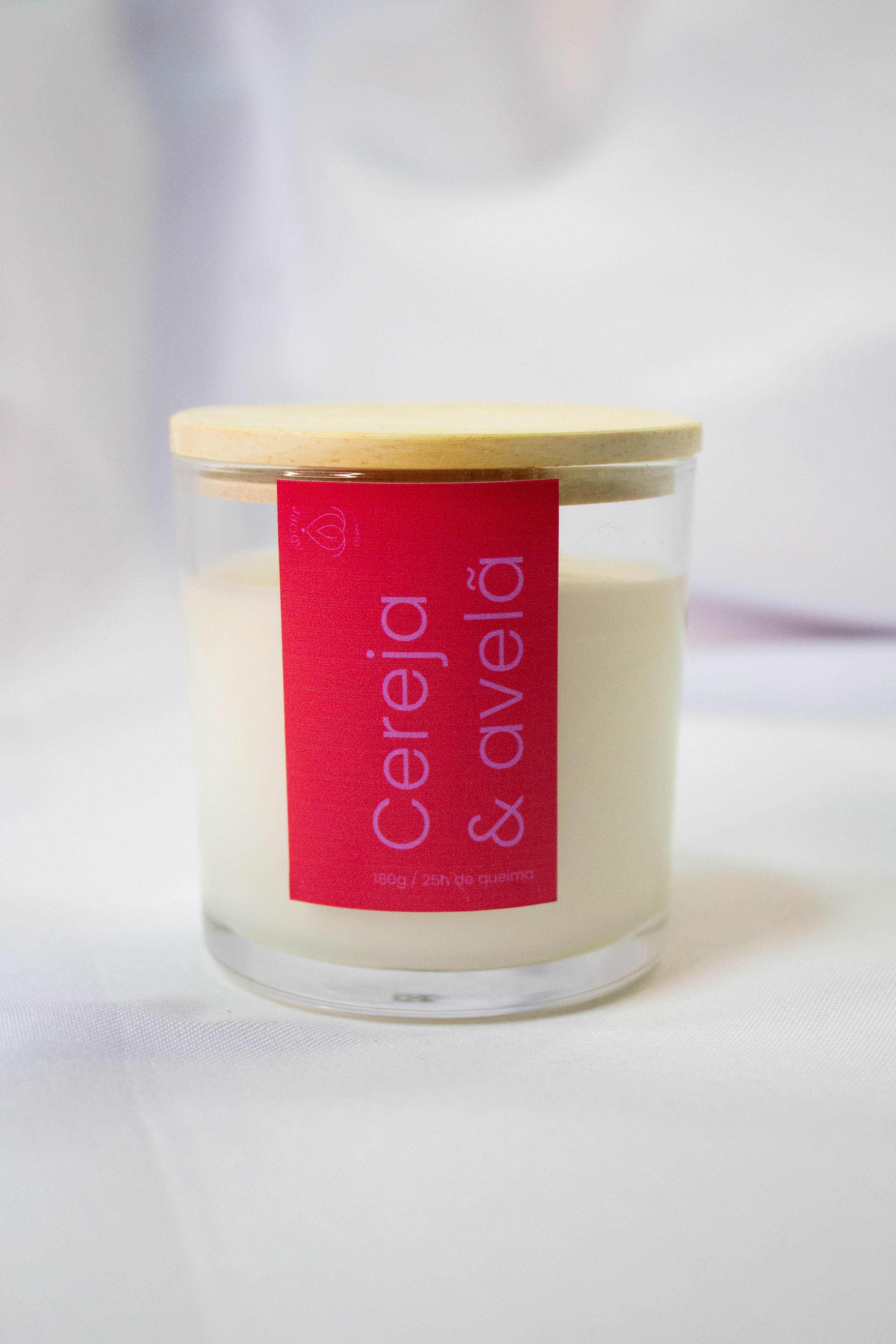 Vela aromática Cereja e avelã