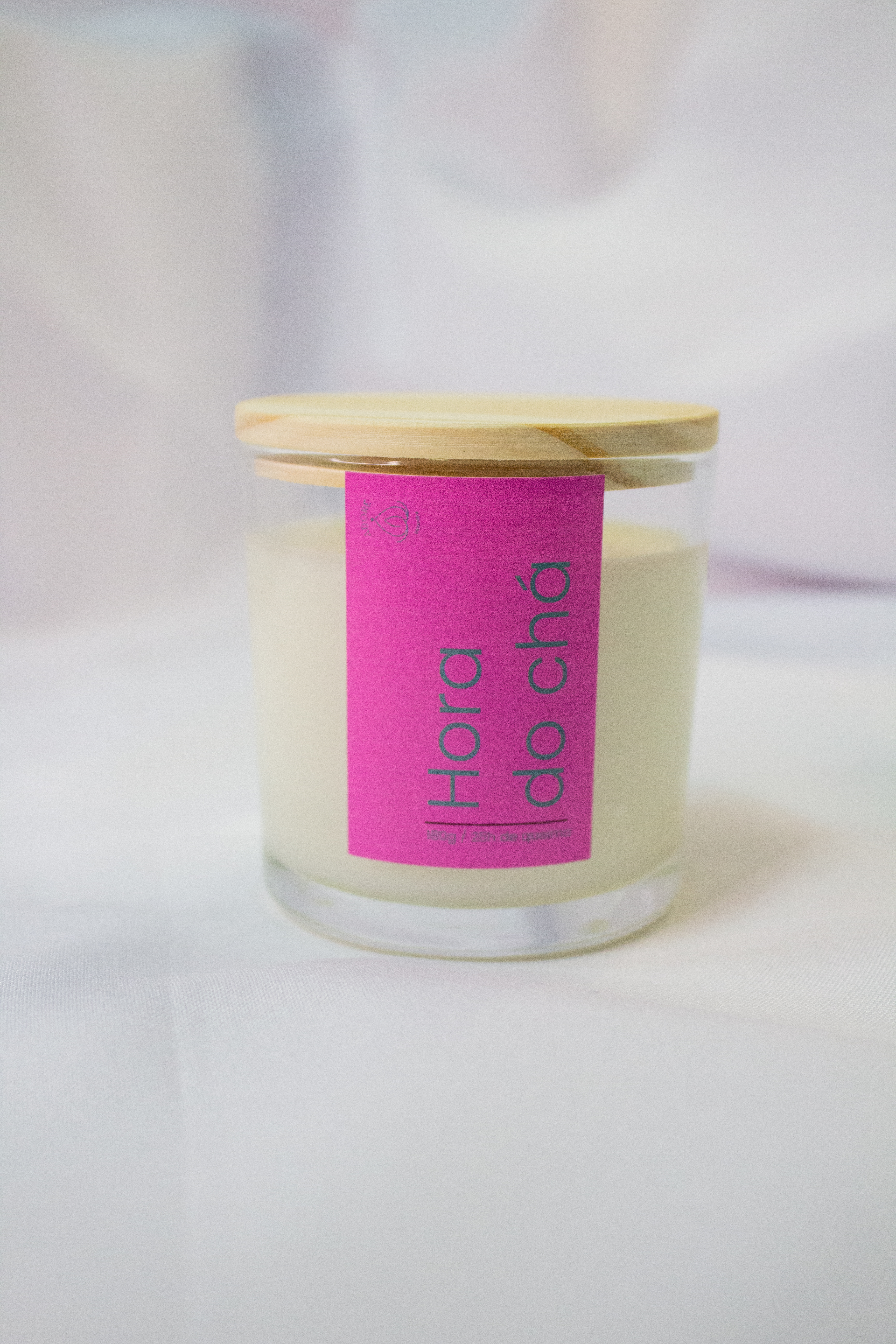 Vela aromática Hora do chá - Chá branco e flor de cerejeira