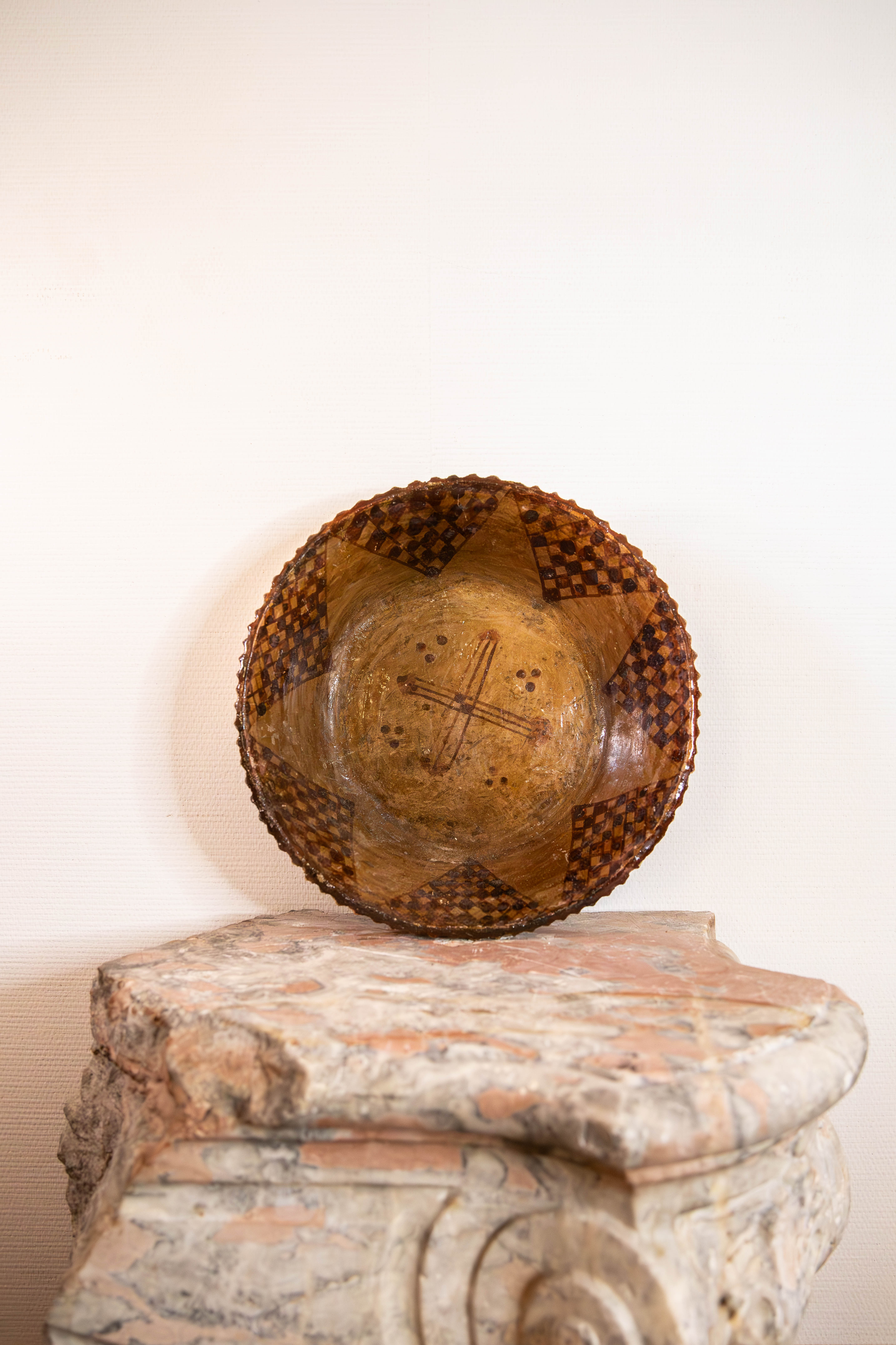Grands plats Chaoui en terre cuite - Large terracotta Chaoui Plates