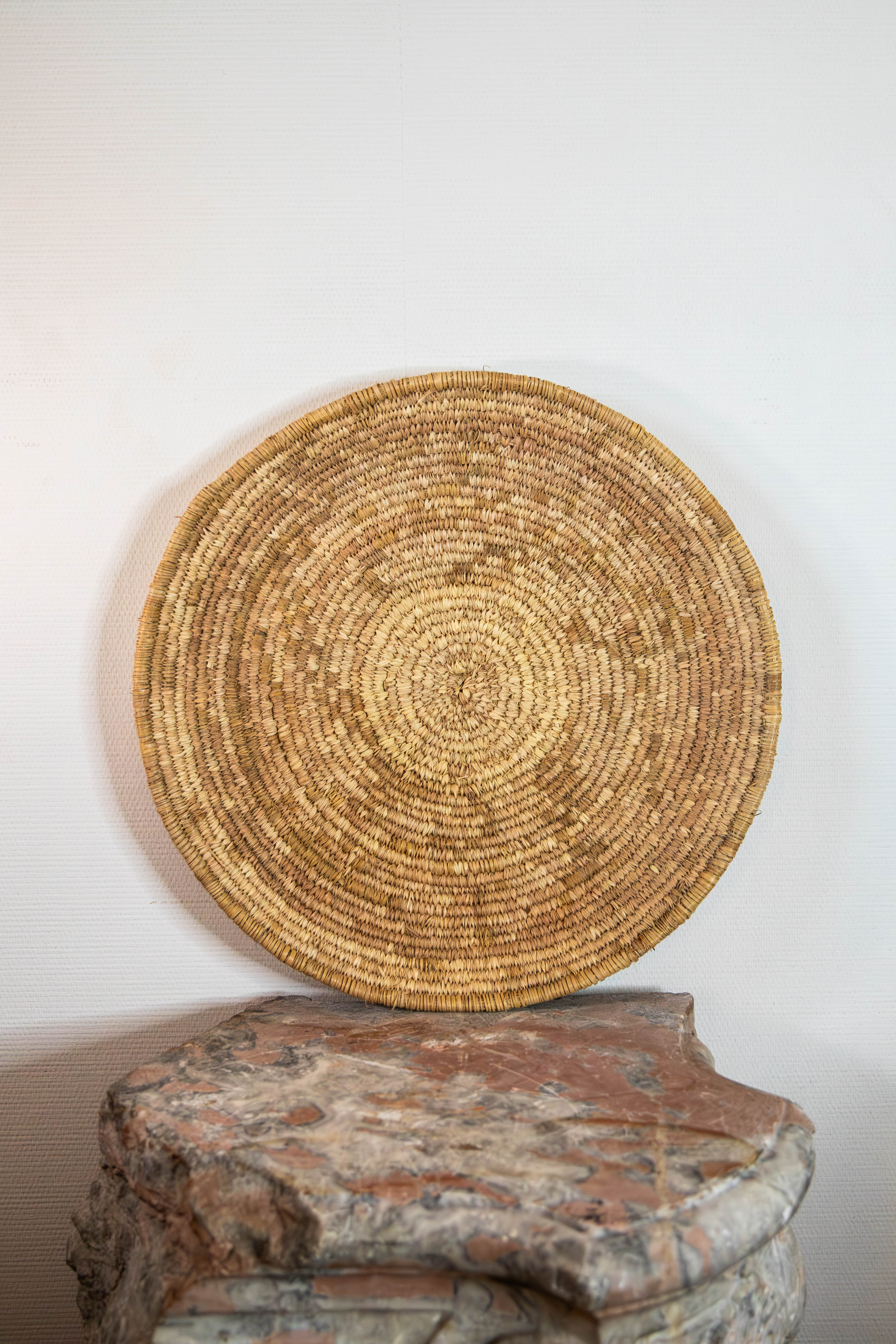 Centre de table tressée du Sahara - Woven Table Centerpiece from sahara