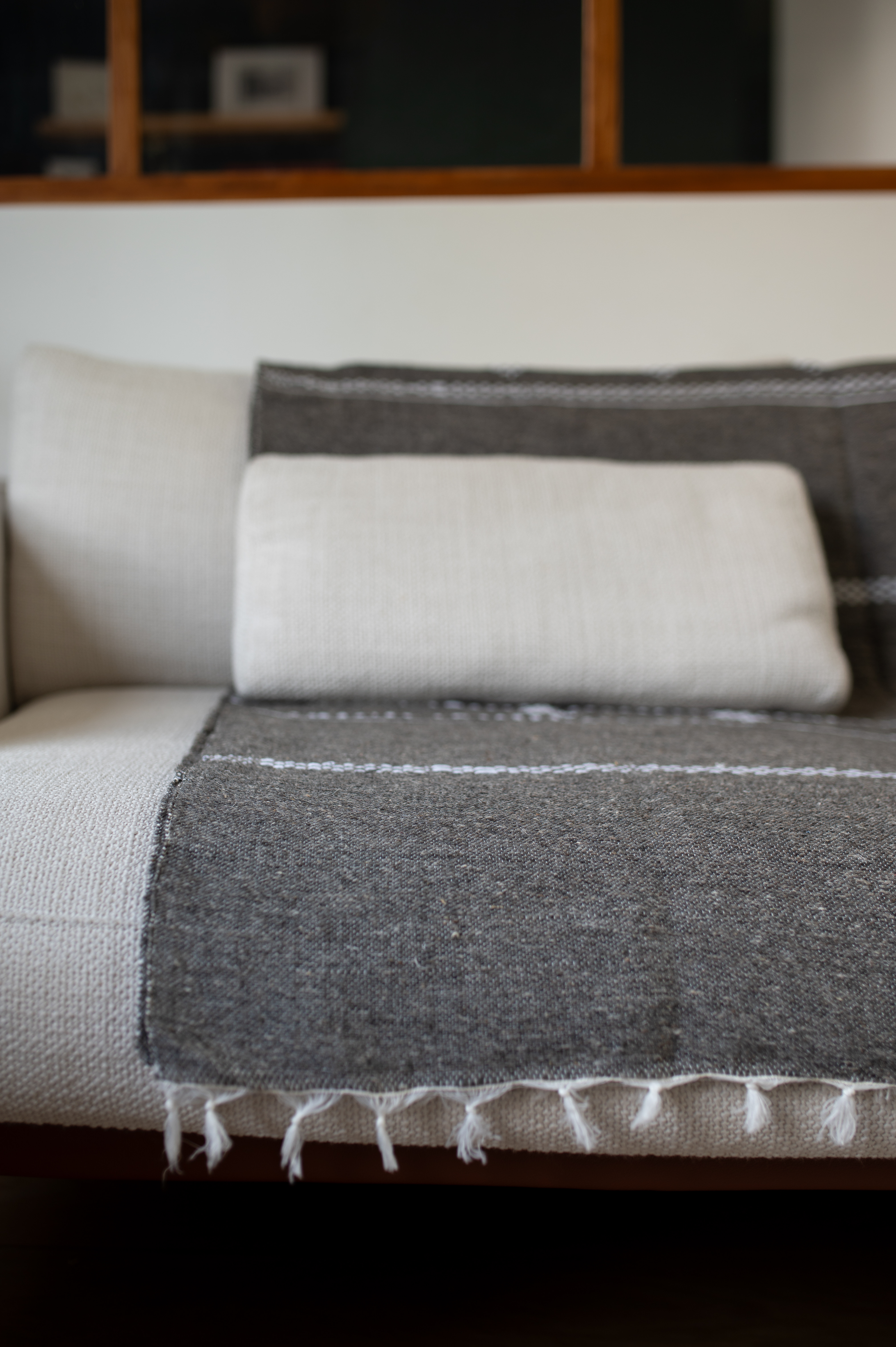 Plaid de Tlemcen 230 X 130 – 100% Laine, Tissé à la Main