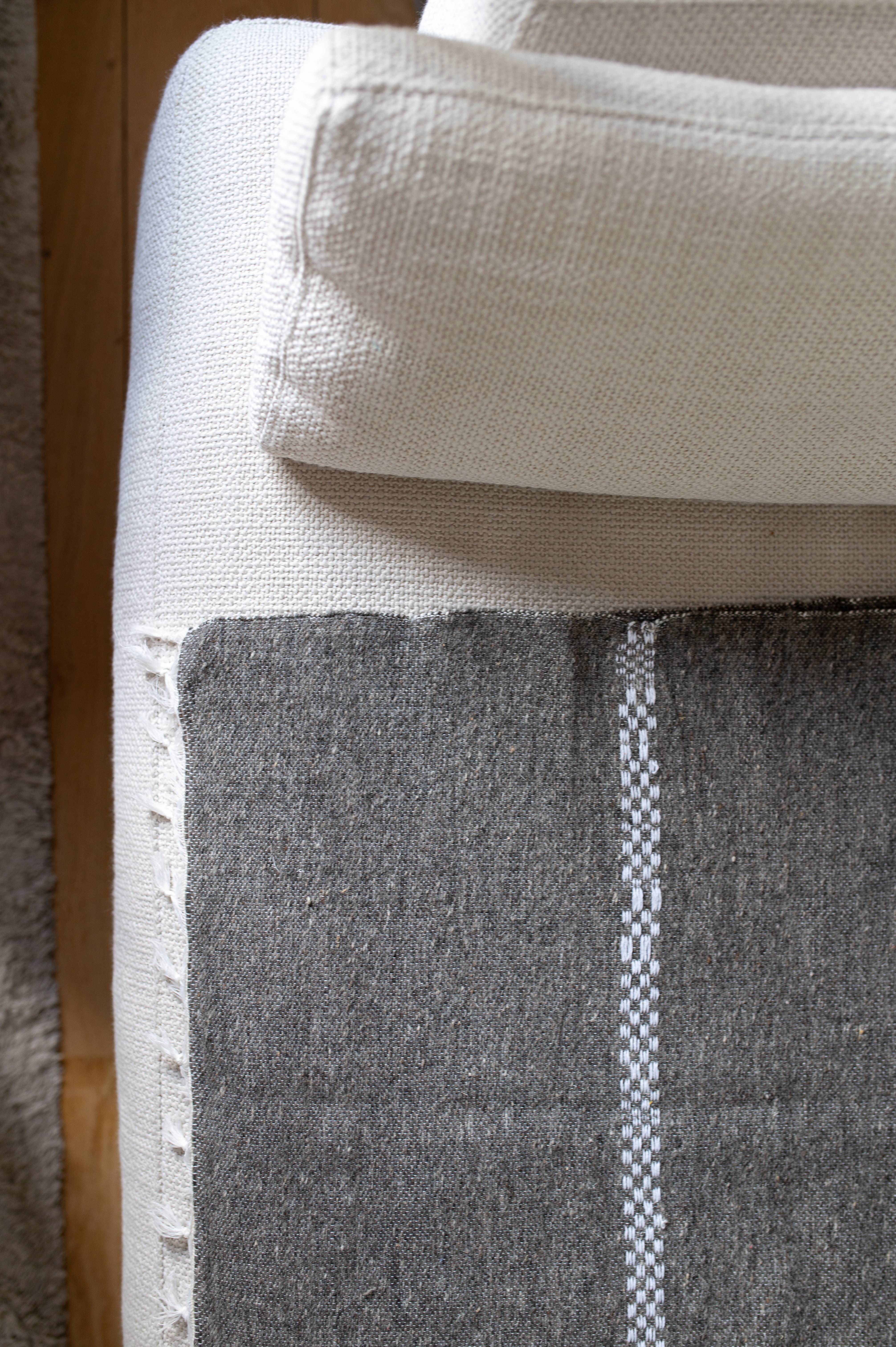 Plaid de Tlemcen 230 X 130 – 100% Laine, Tissé à la Main