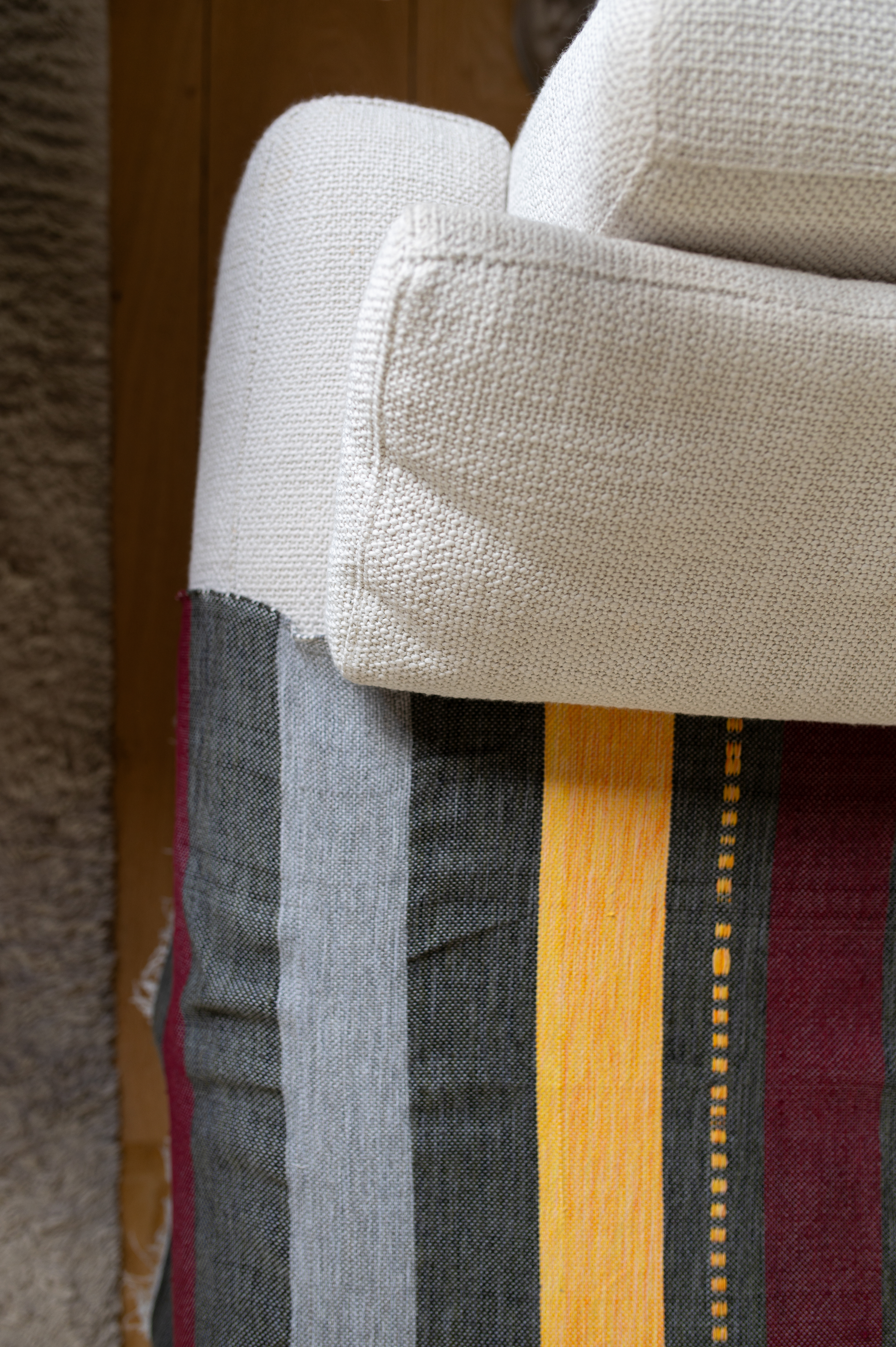 Plaid de Tlemcen 230 X 130 – 100% Laine, Tissé à la Main