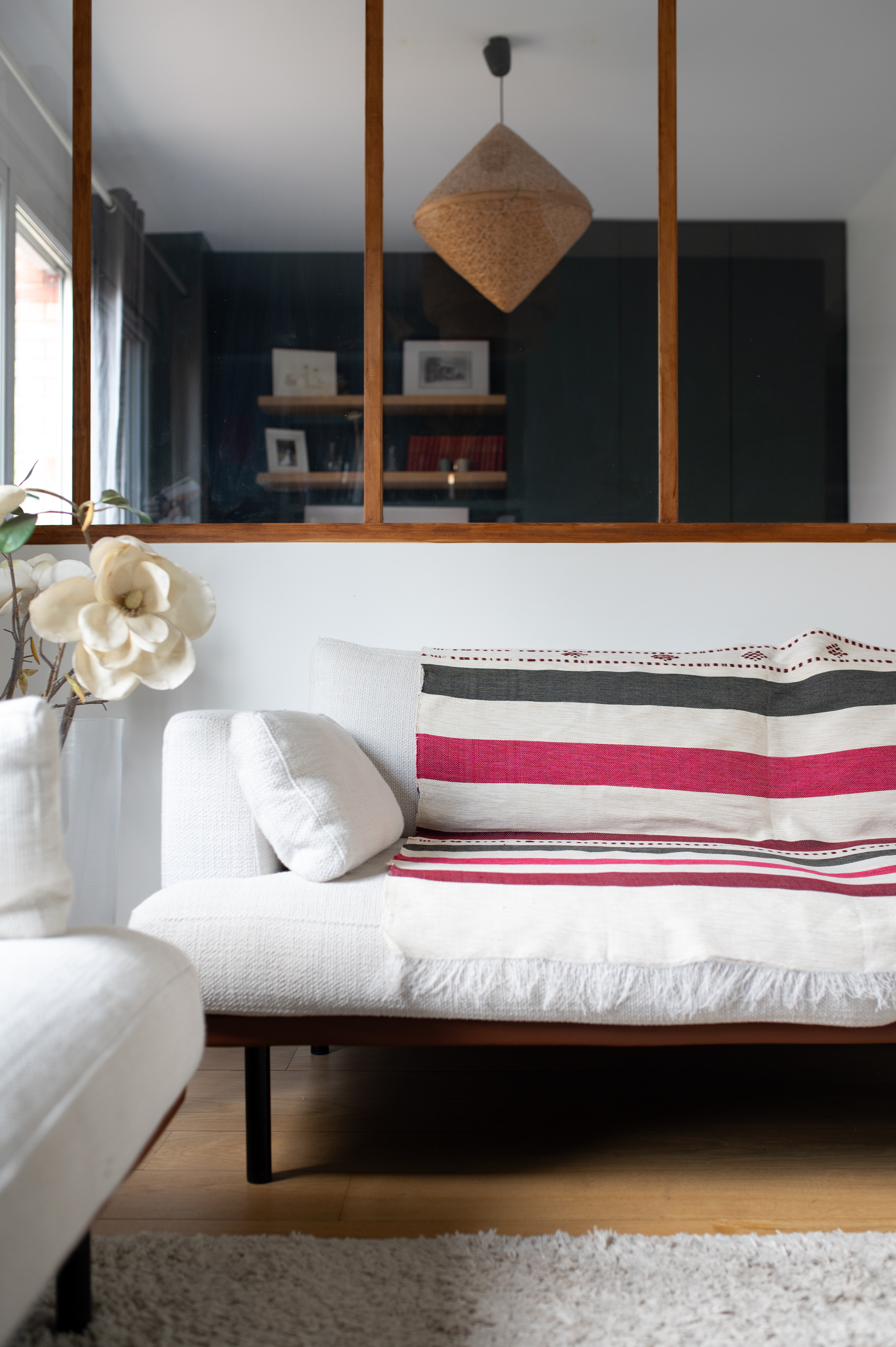Plaid de Tlemcen 230 X 130 – 100% Laine, Tissé à la Main