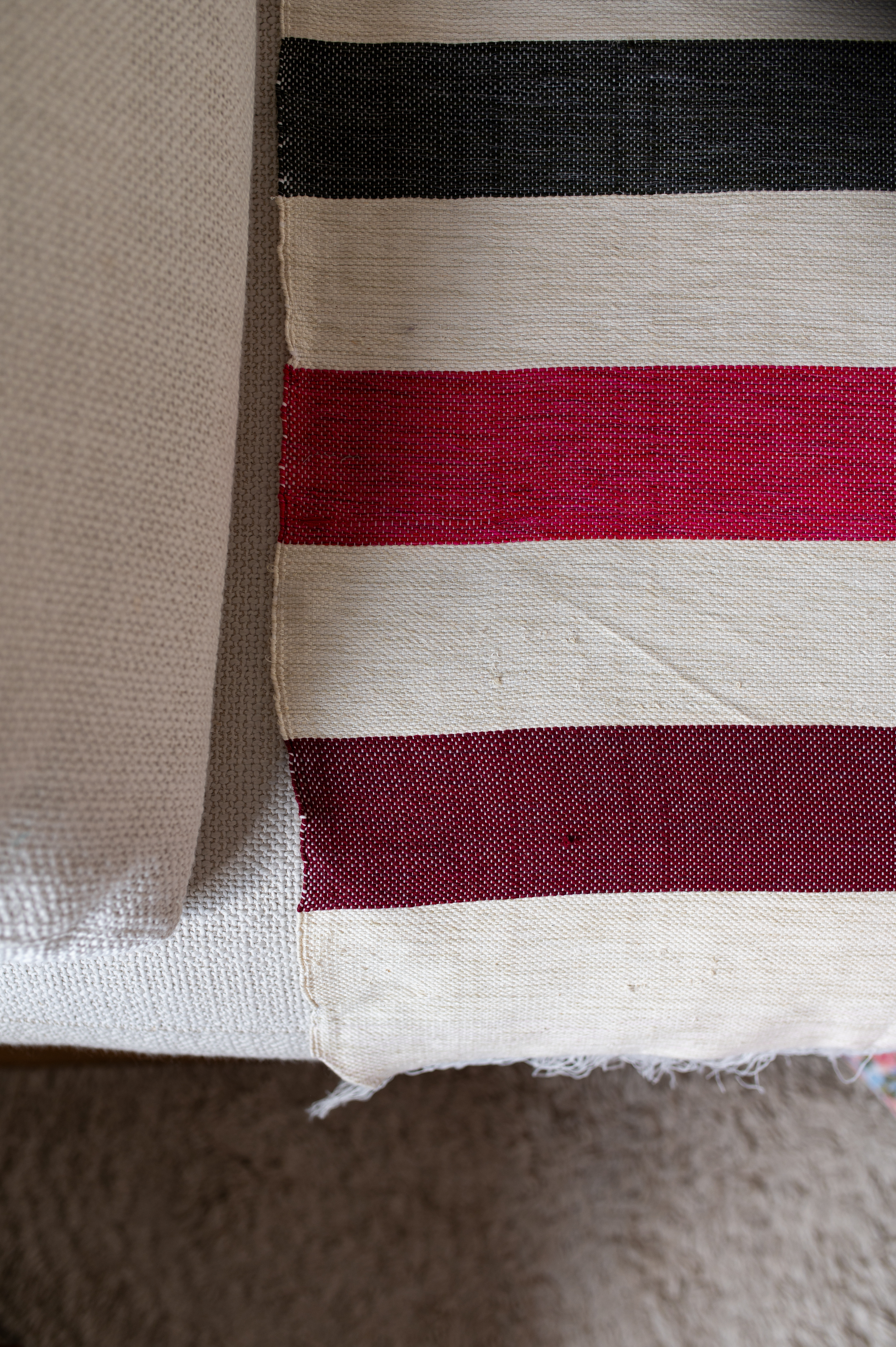 Plaid de Tlemcen 230 X 130 – 100% Laine, Tissé à la Main
