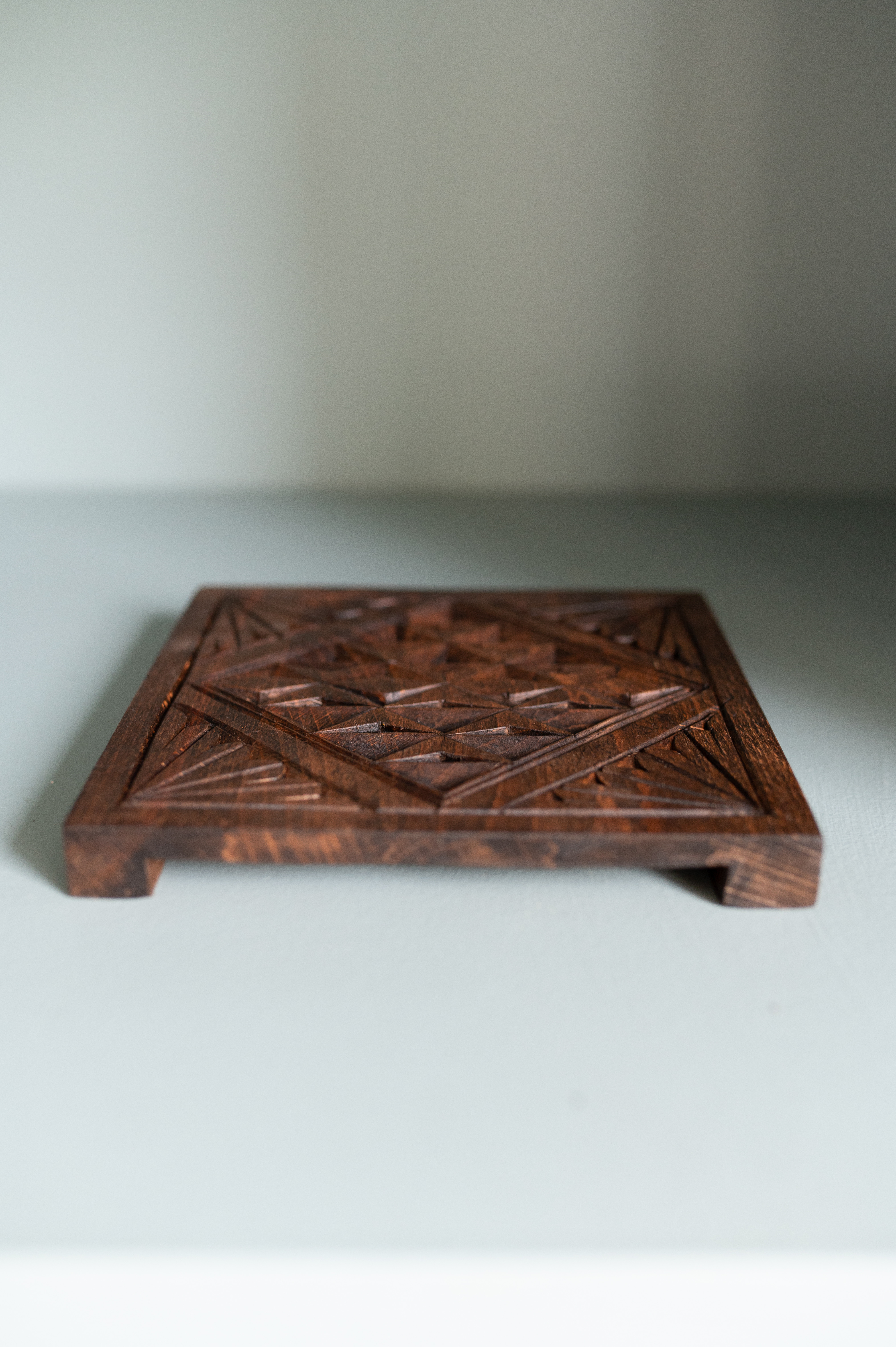 Sous plat en bois fait main