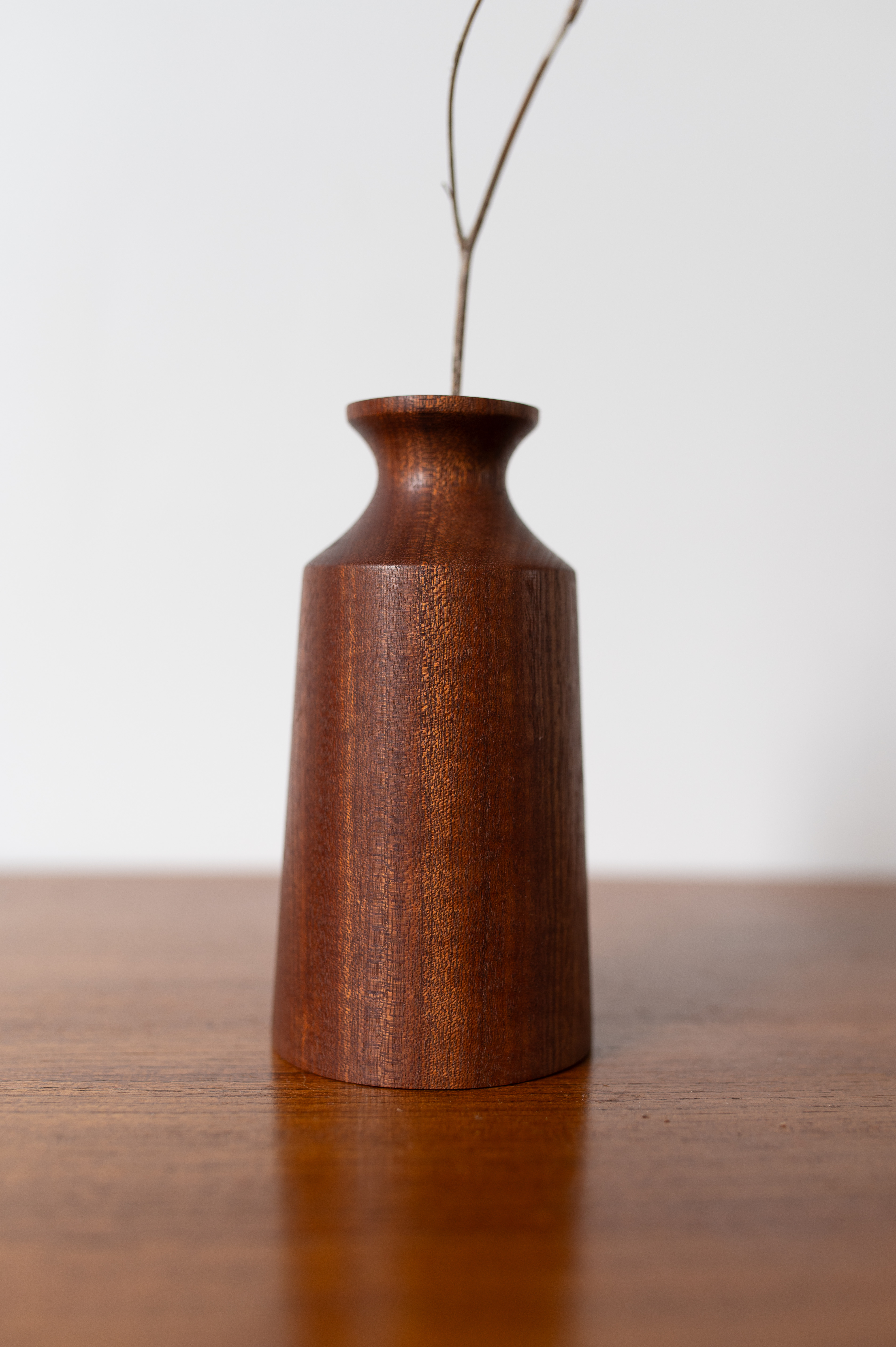 Vase en bois fait main