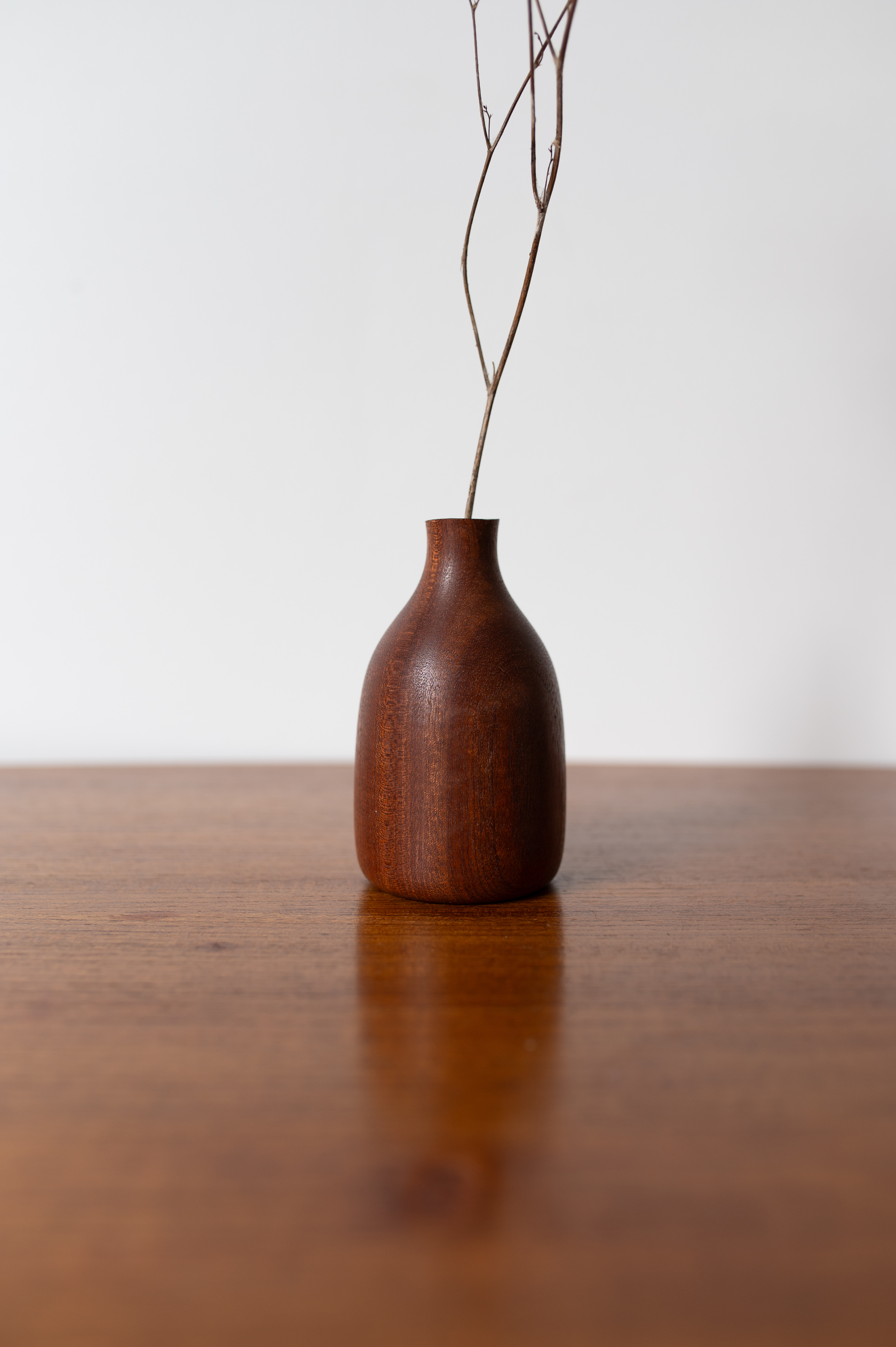 Vase en bois fait main