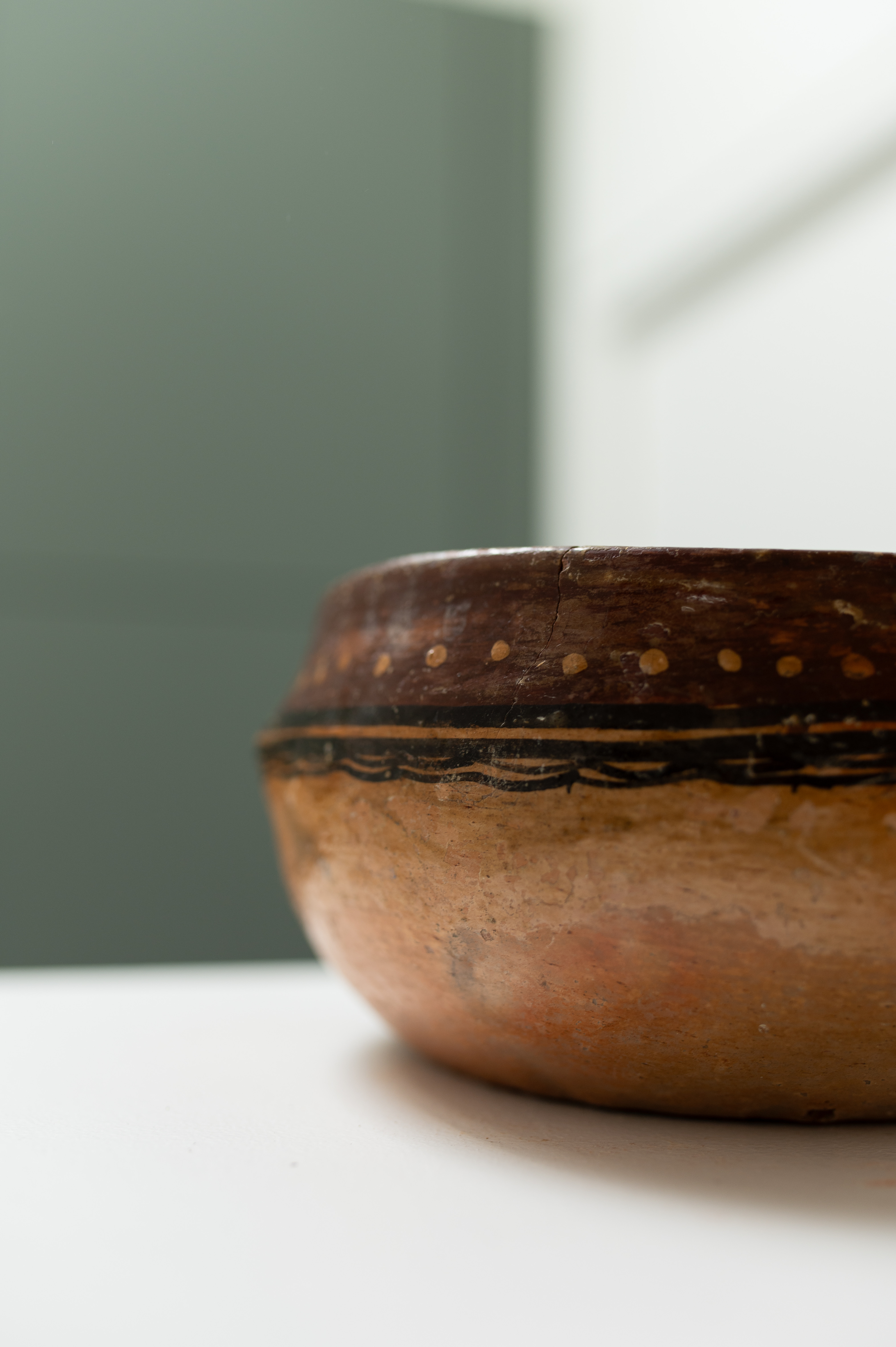 Bol vintage en terre cuite - Vintage Terracotta Bowl