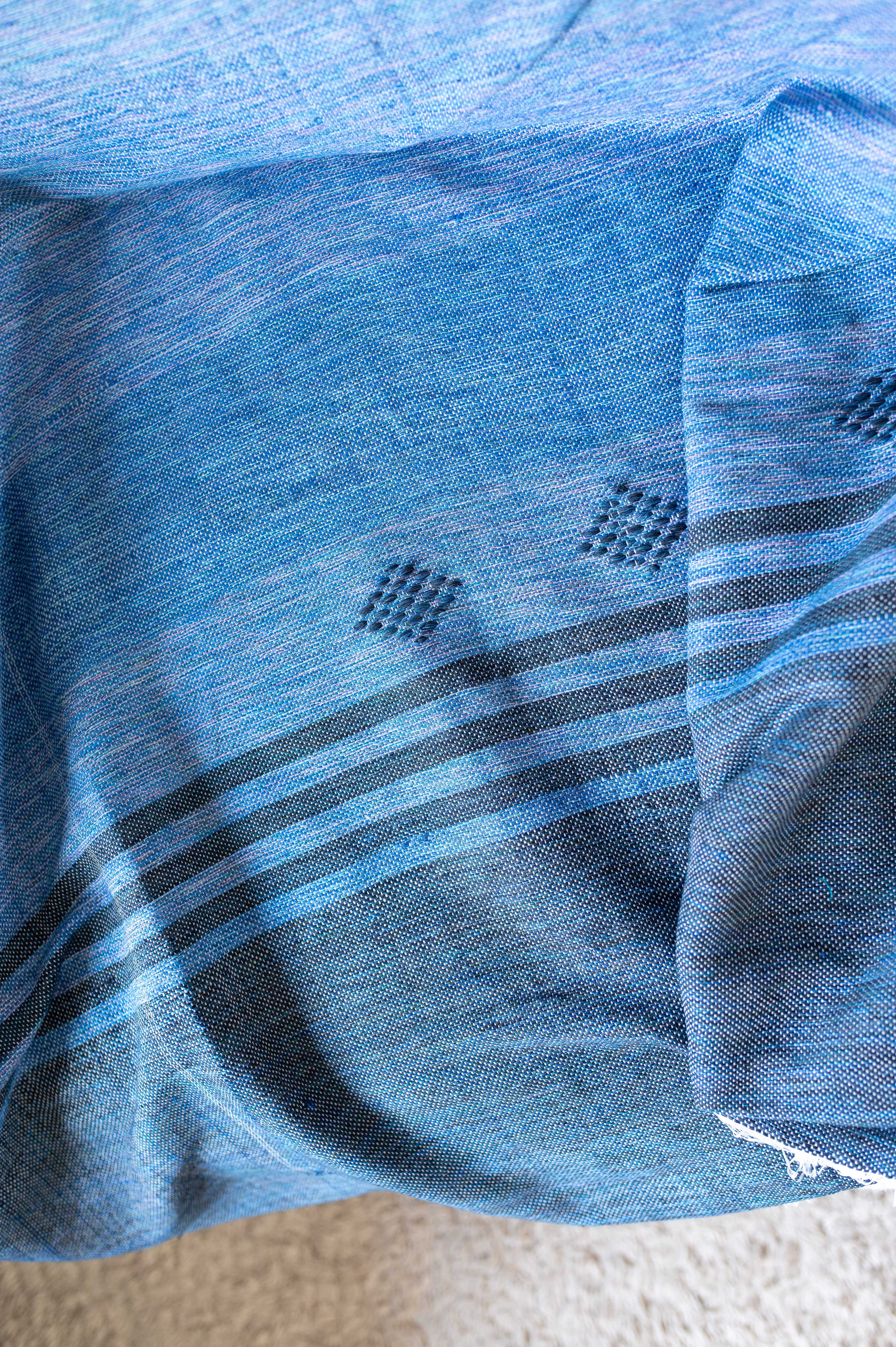 Plaid de Tlemcen 280 X 180 – 100% Laine, Tissé à la Main