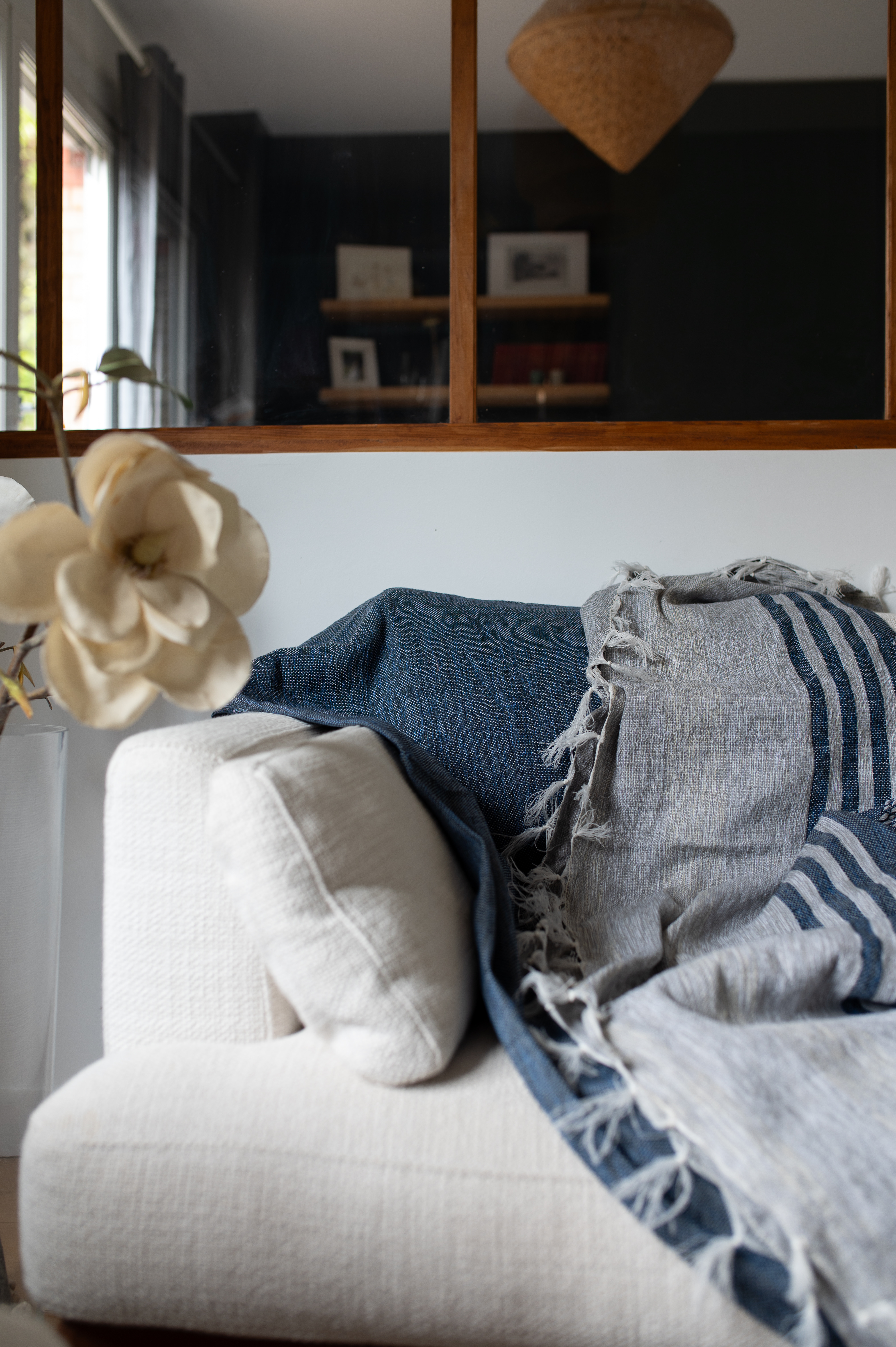 Plaid de Tlemcen 180 X 280 – 100% Laine, Tissé à la Main