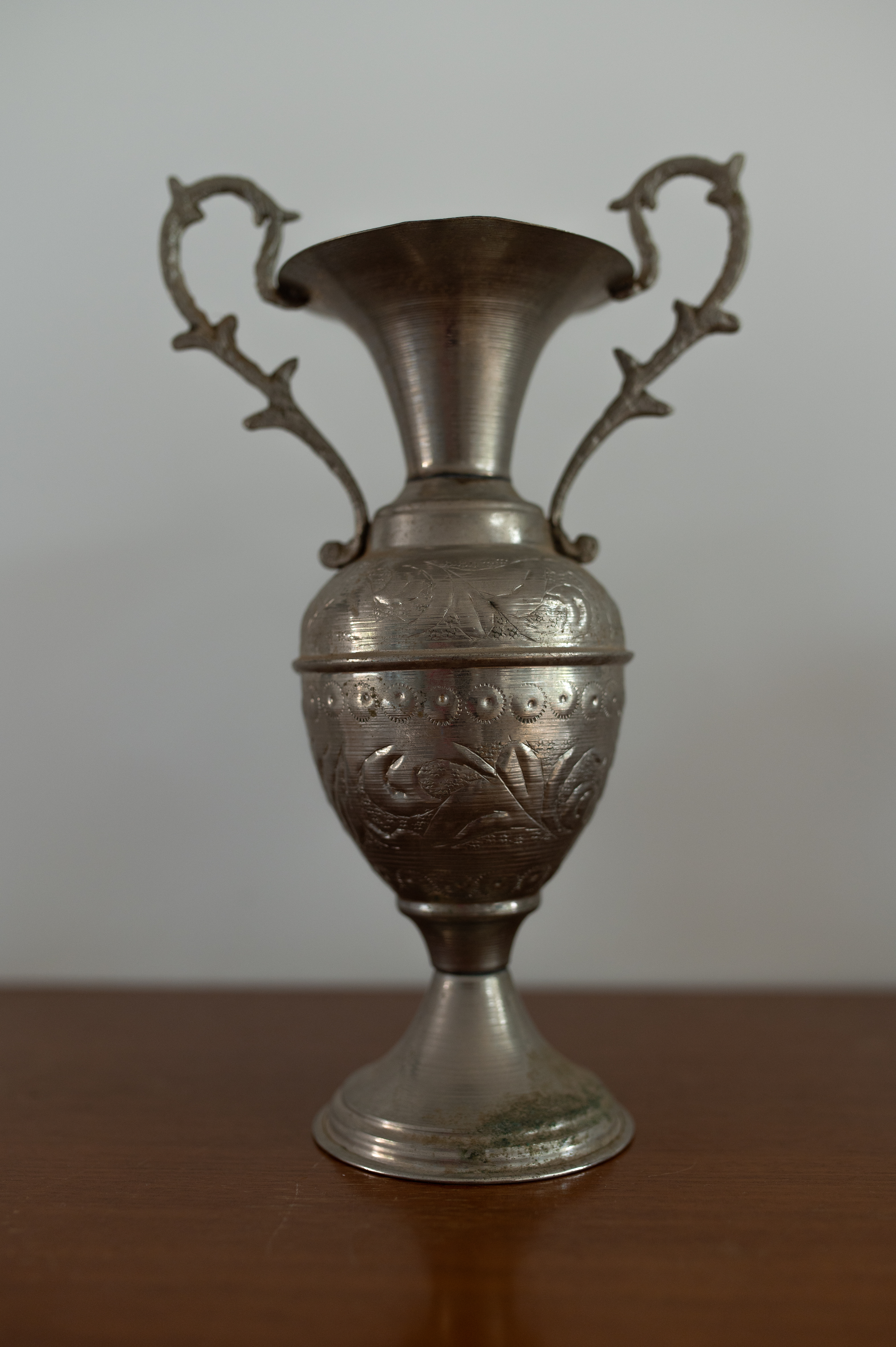 vase en cuivre vintage - vintage copper vase