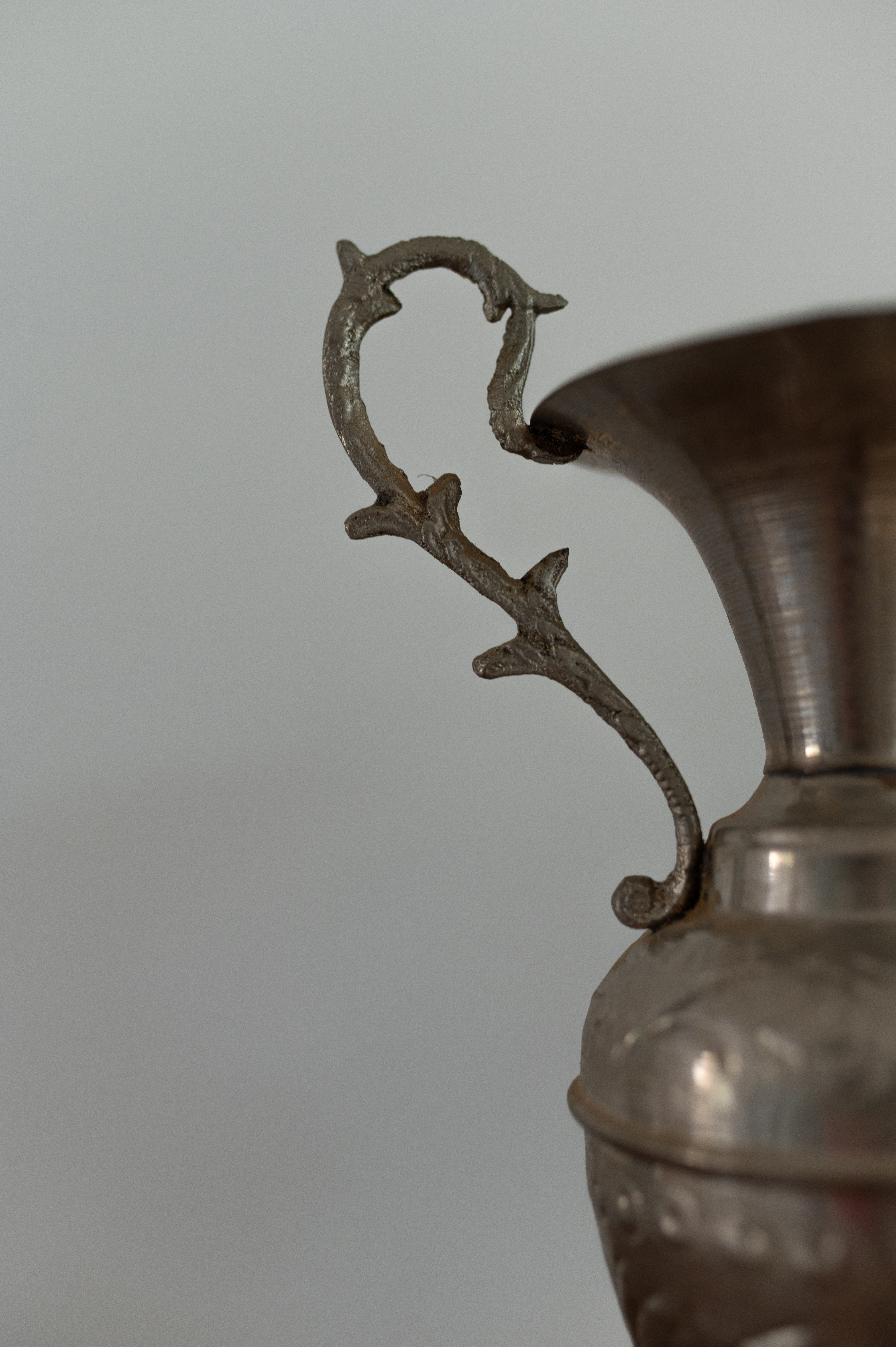 vase en cuivre vintage - vintage copper vase