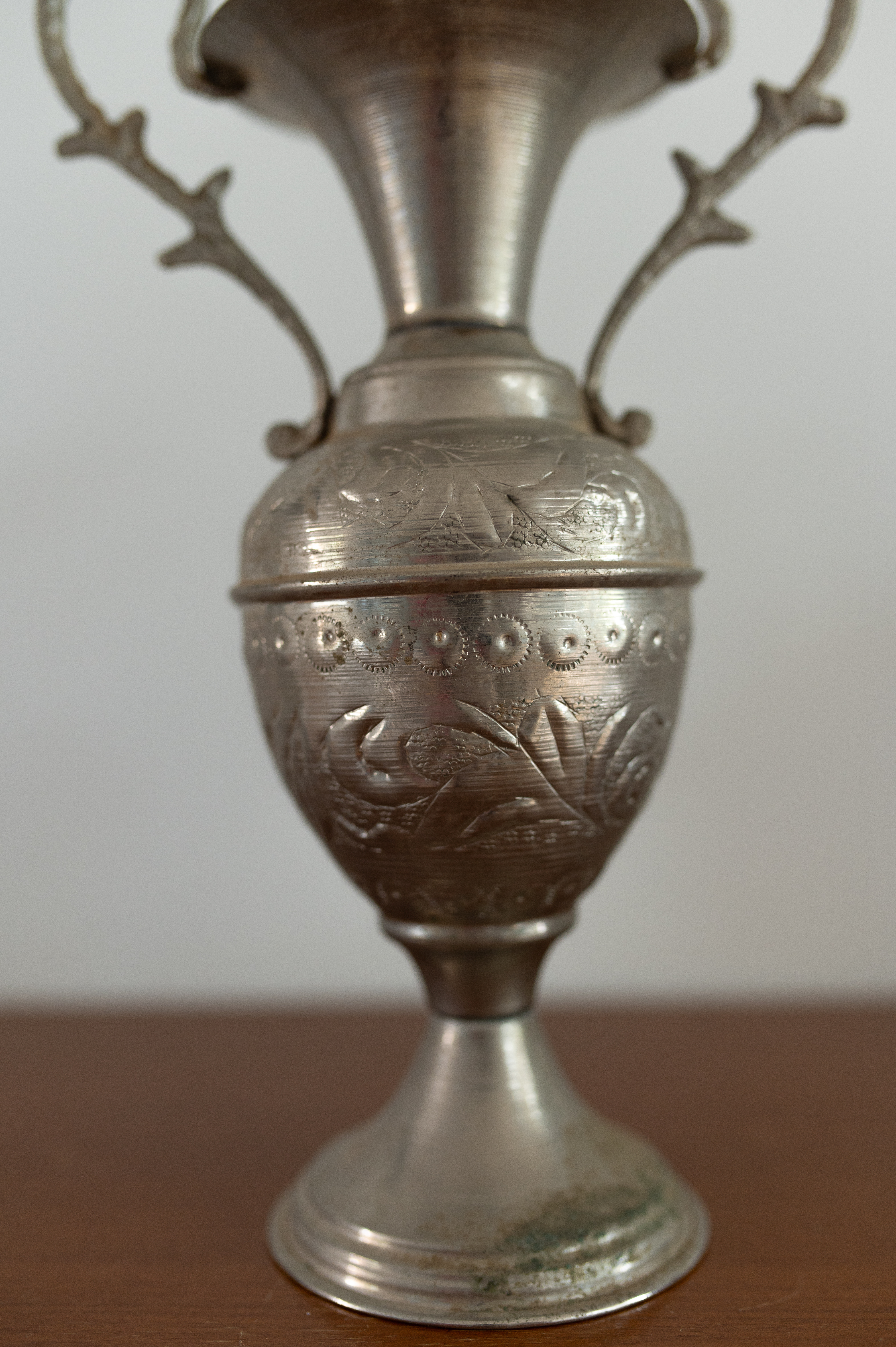 vase en cuivre vintage - vintage copper vase