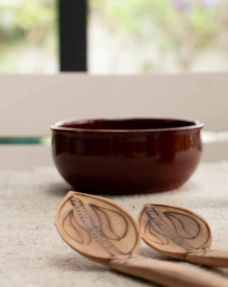 Lot de 4 Bols en céramiques - Set of 4 decorative ceramic bowls