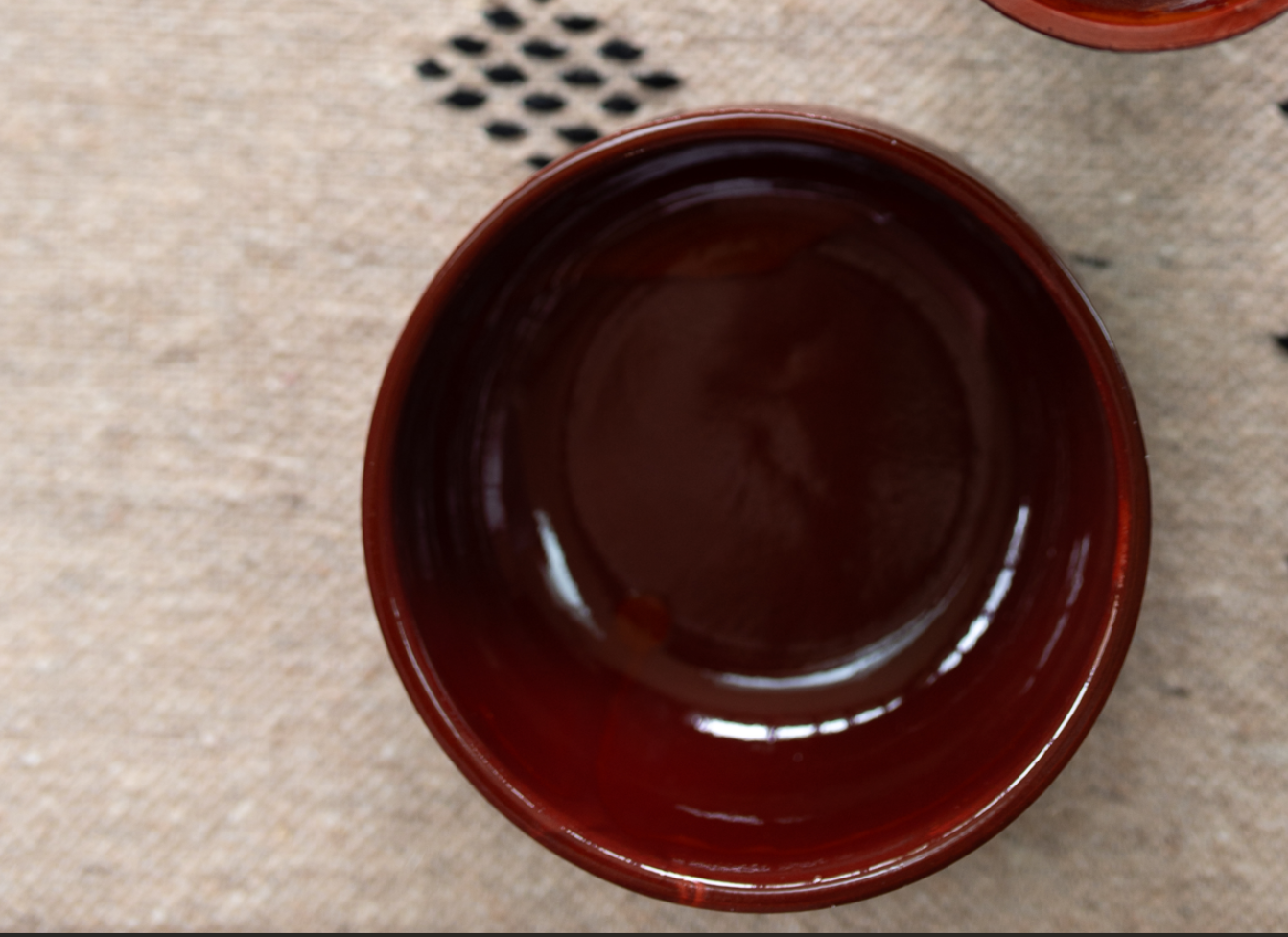 Lot de 4 Bols en céramiques - Set of 4 decorative ceramic bowls