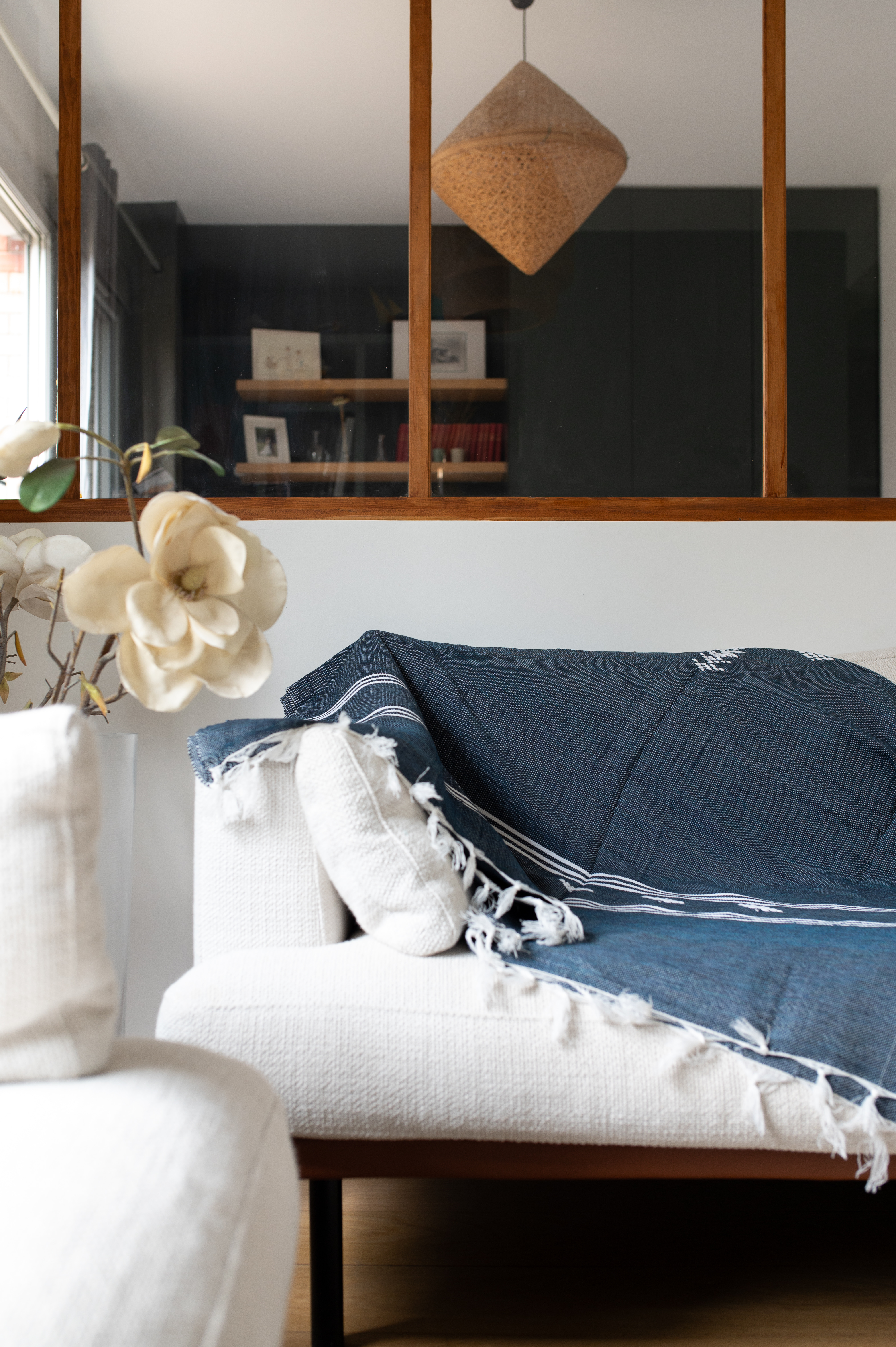 Plaid de Tlemcen 230 X 130 – 100% Laine, Tissé à la Main
