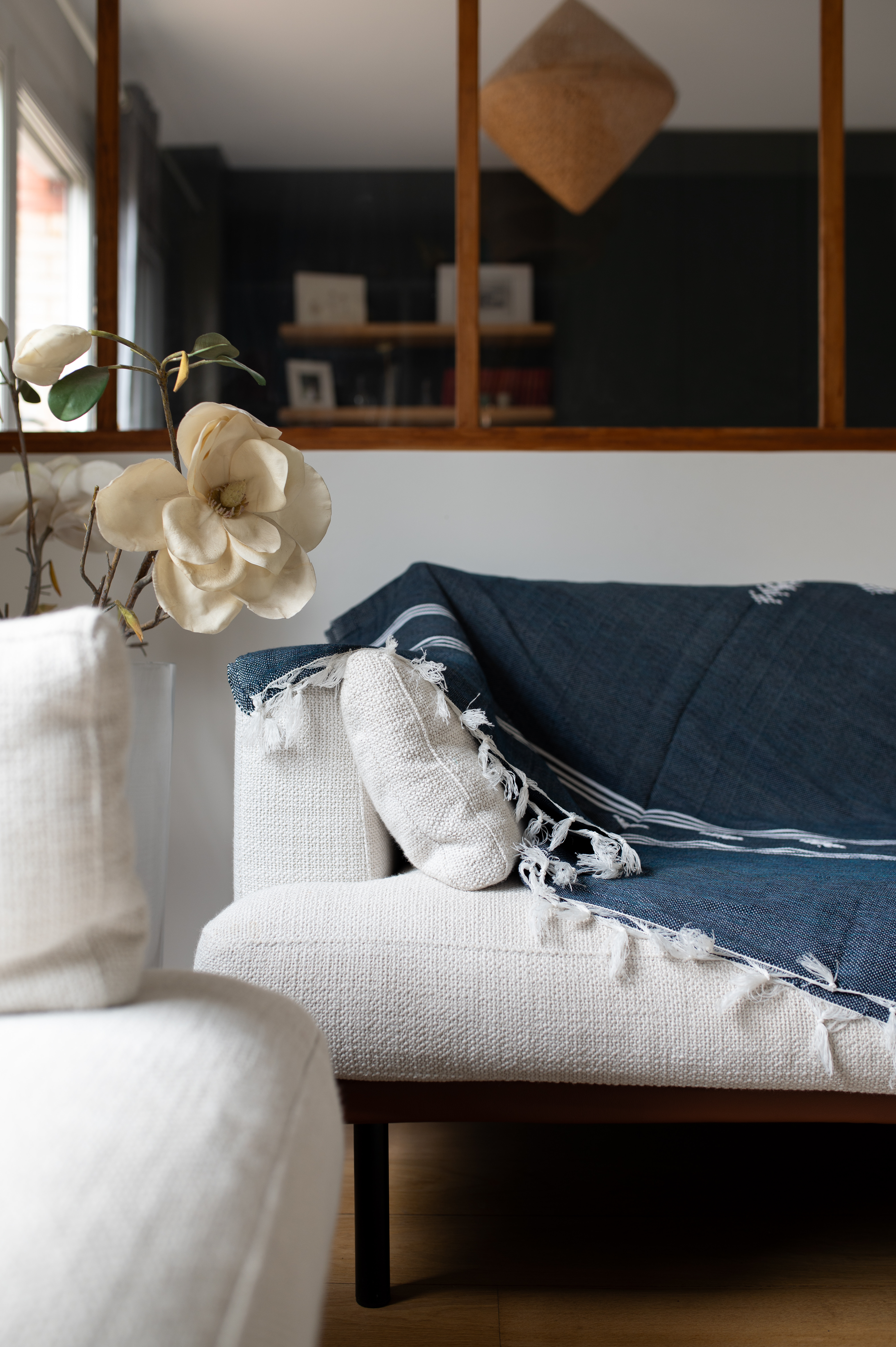 Plaid de Tlemcen 230 X 130 – 100% Laine, Tissé à la Main