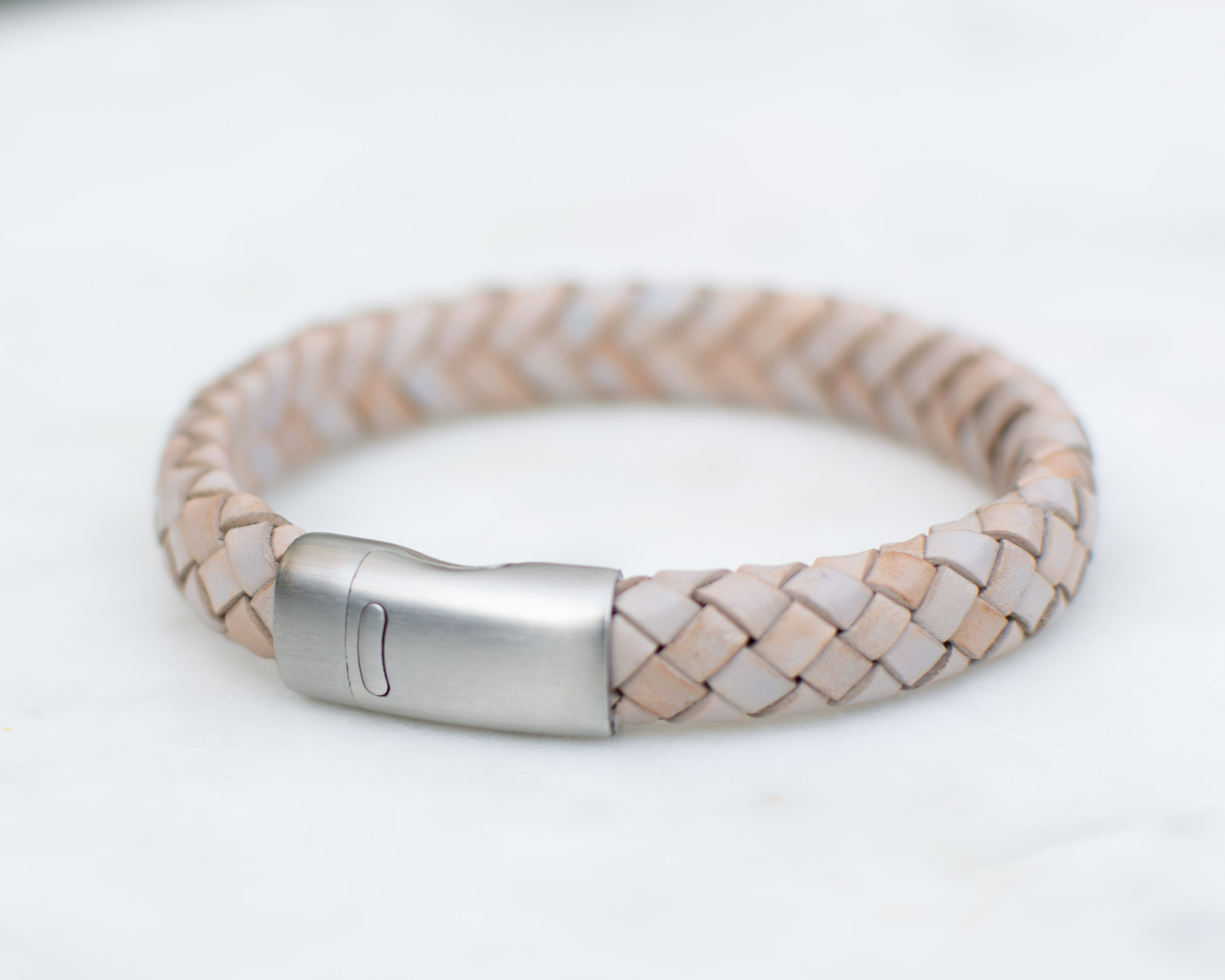 Armband Braid's Nude - Silver