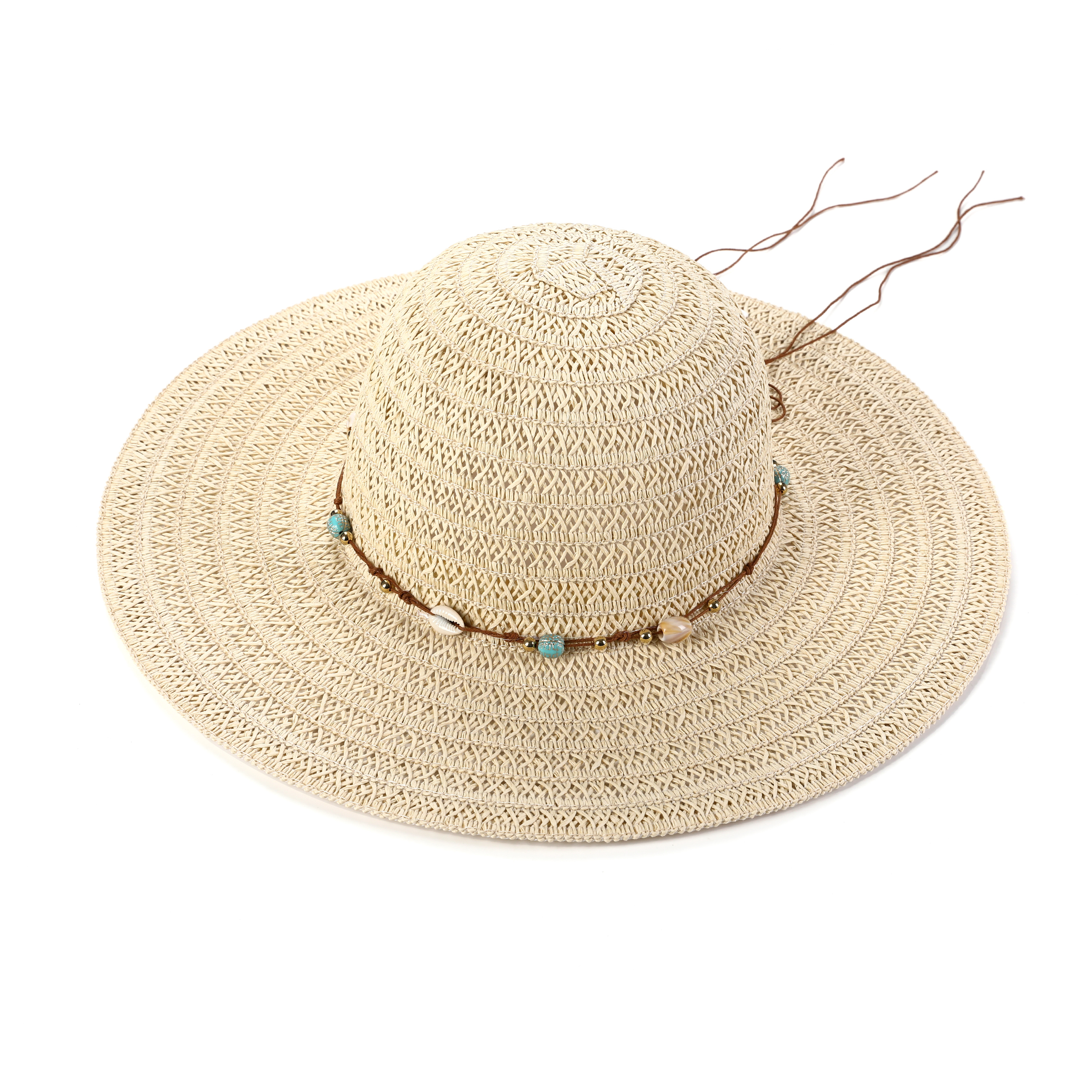 Strandhoed licht beige
